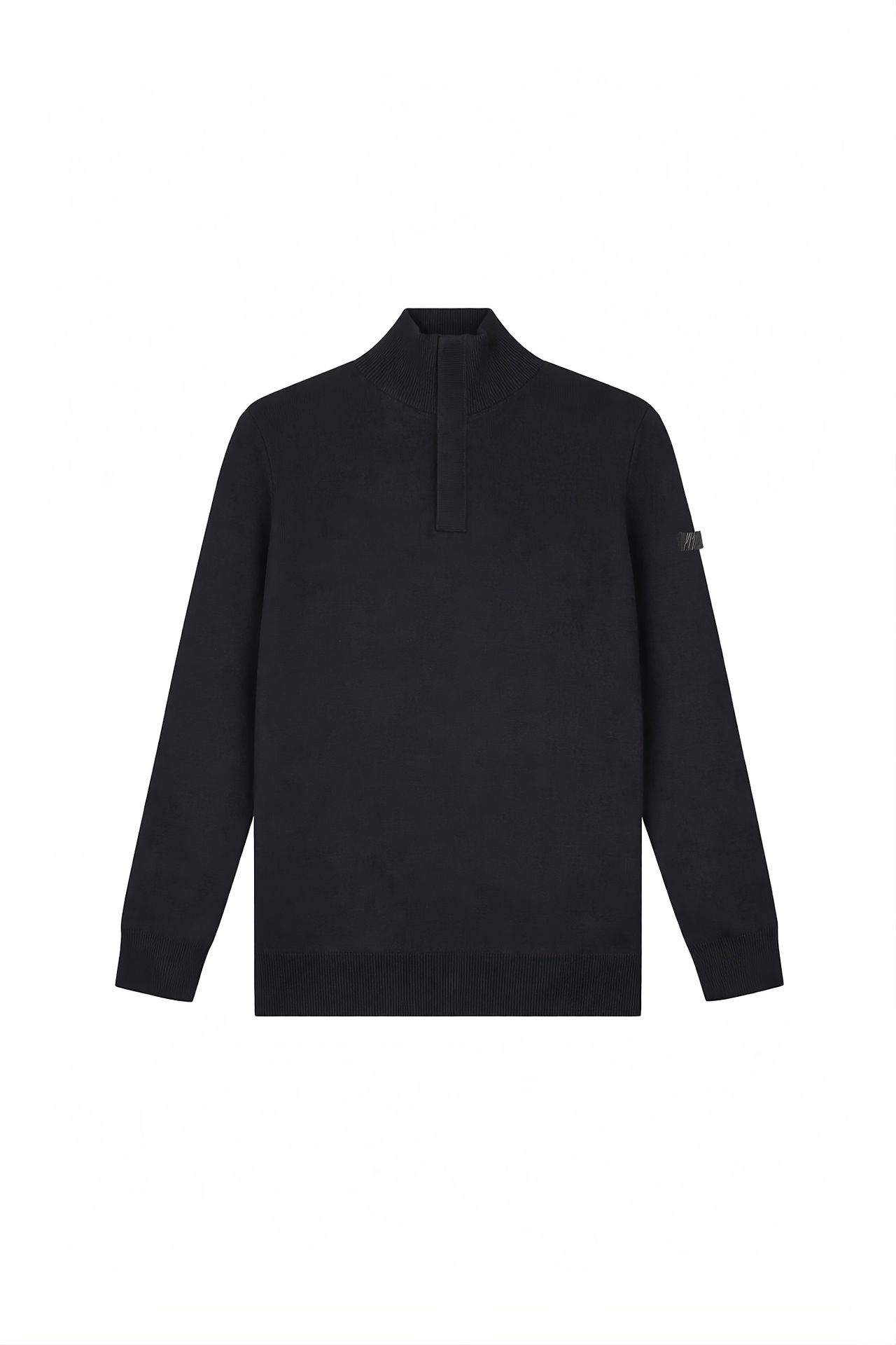 Malelions Malelions Men Knitted Quarter Zip 49001 black 00120045-EKA26010700000006