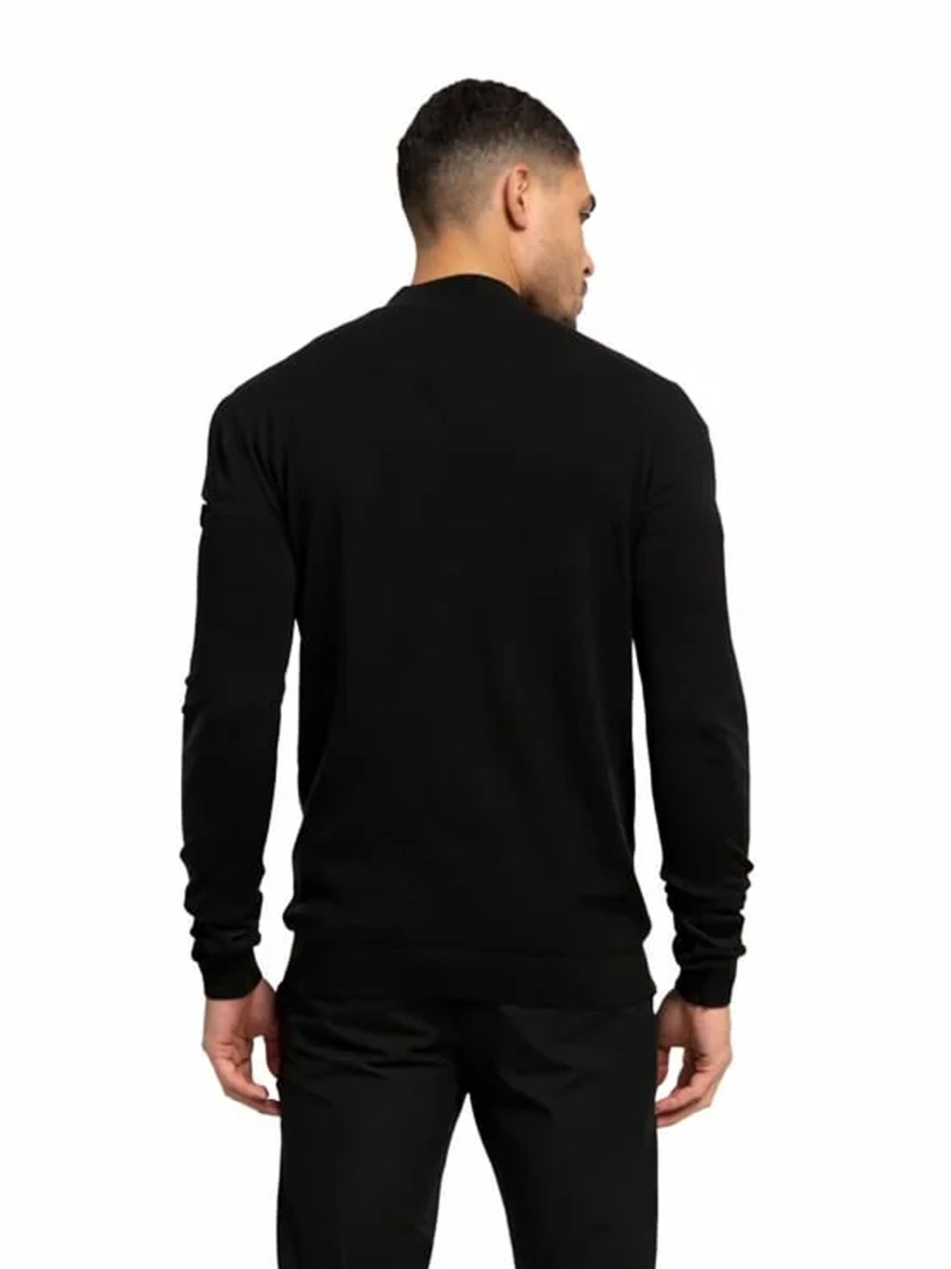 Malelions Malelions Men Knitted Quarter Zip 49001 black 2900169568077