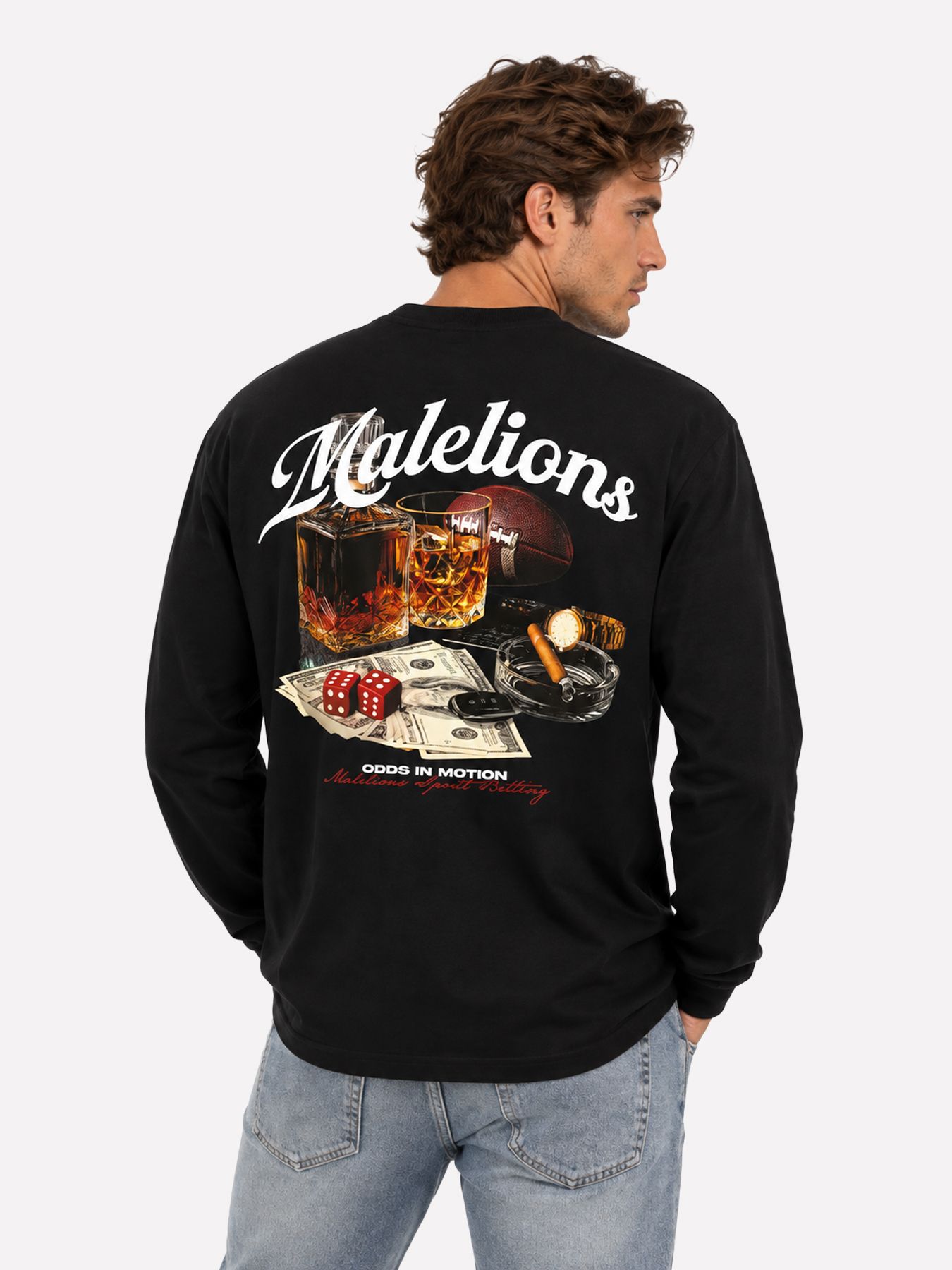Malelions Malelions Men Sports Betting Longsleeve T-Shirt 49001 black 2900169571039