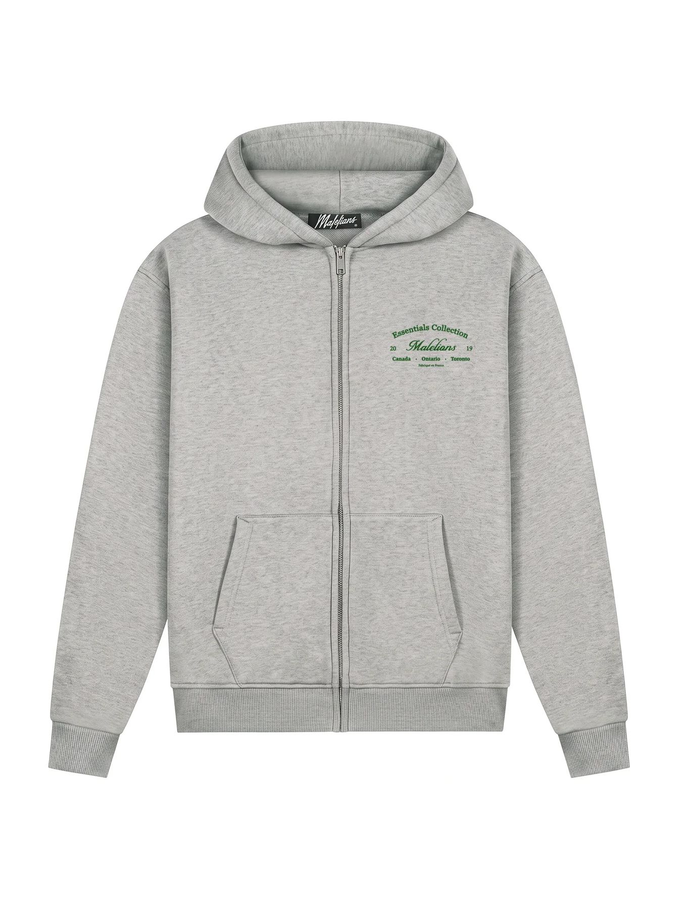 Malelions Malelions Men Marina Zip Hoodie 41003 grey melange 00120049-EKA26010700000031