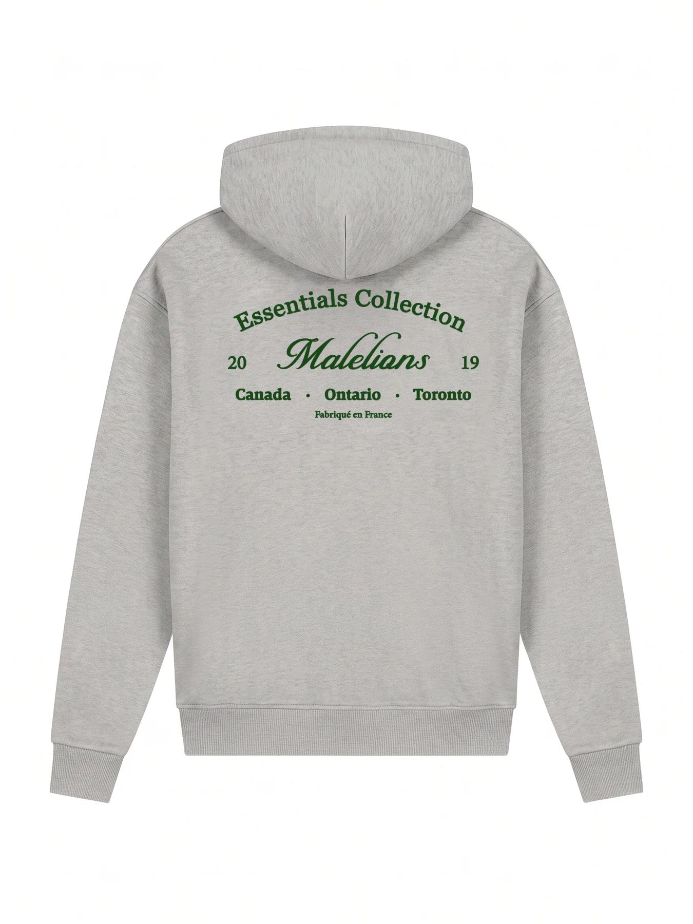 Malelions Malelions Men Marina Zip Hoodie 41003 grey melange 2900169573064