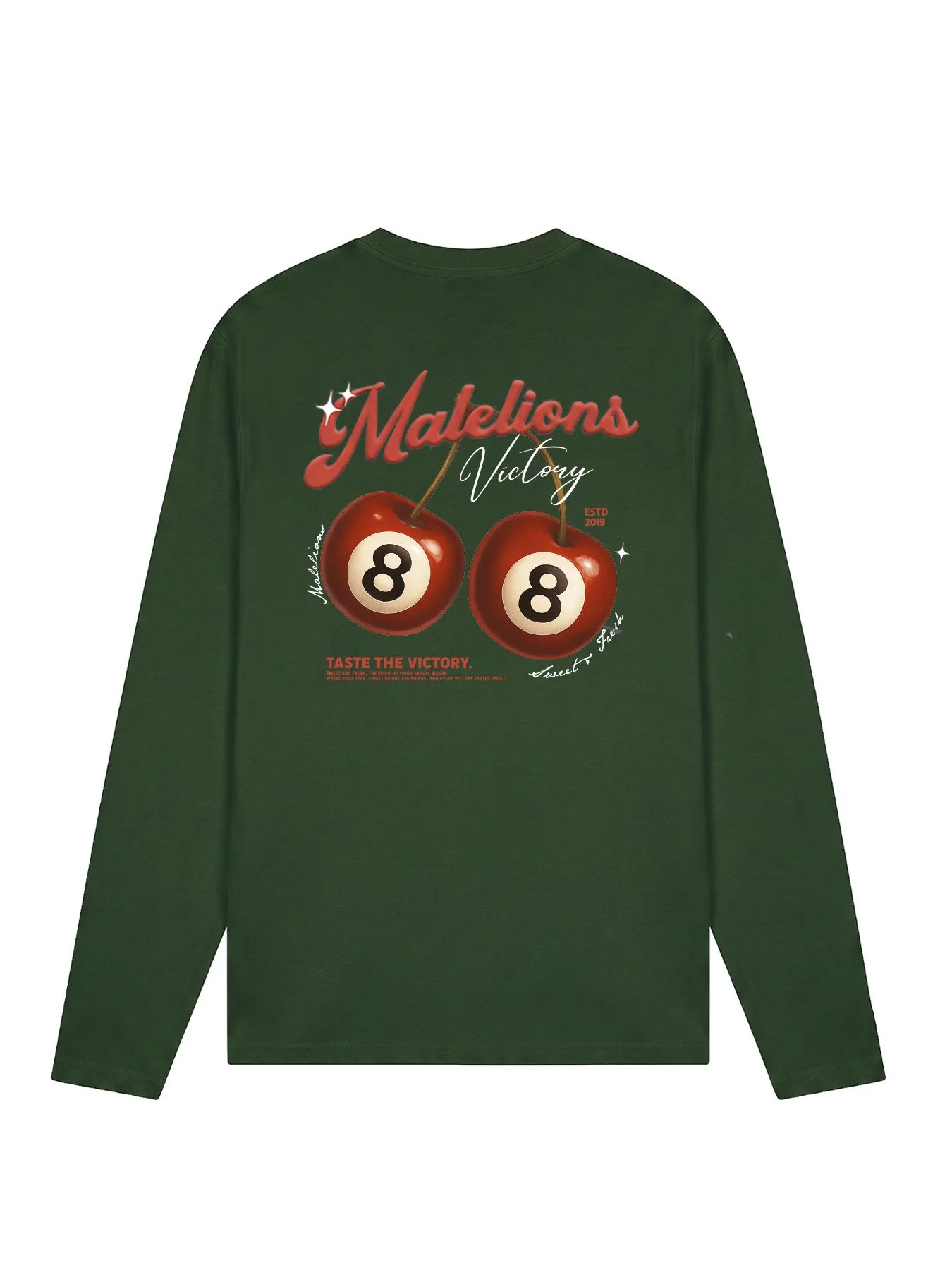 Malelions Malelions Men Victory Taste Longsleeve T-Shirt 43023 racing green 2900169580048