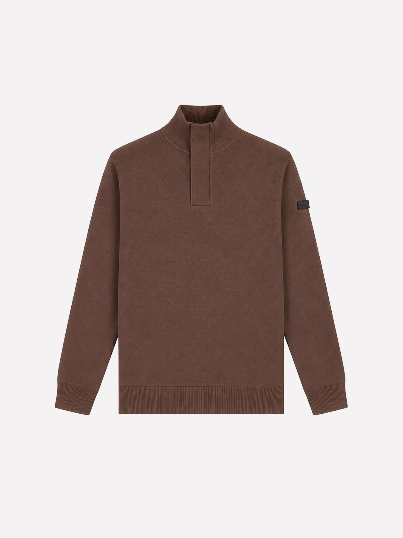Malelions Malelions Premium Knitted Quarter Zip 50001 brown 2900169583063