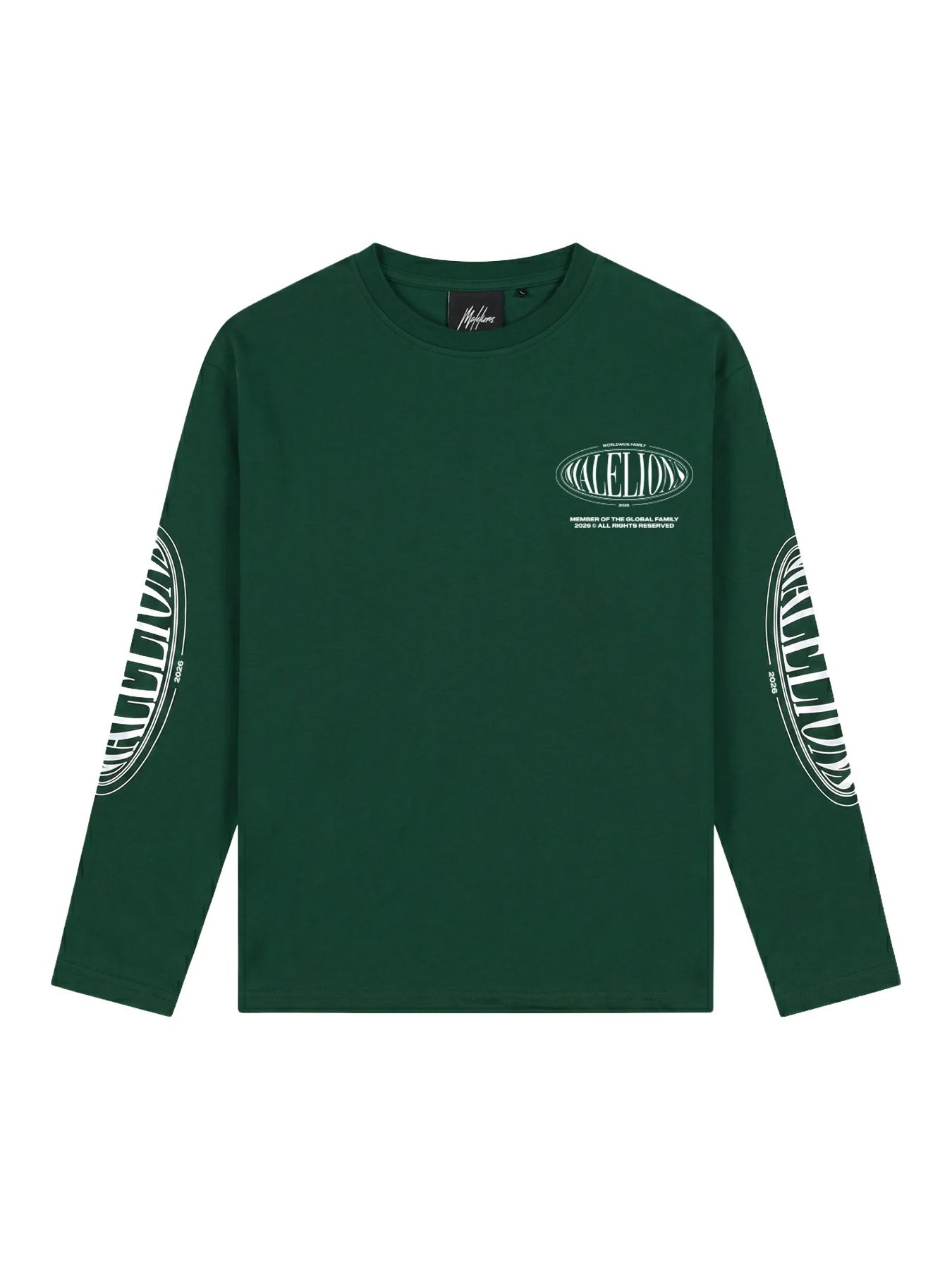 Malelions Malelions Junior Relaxed Lifestyle LongsleeveShirt 43023 racing green 00120063-EKA26010700000032