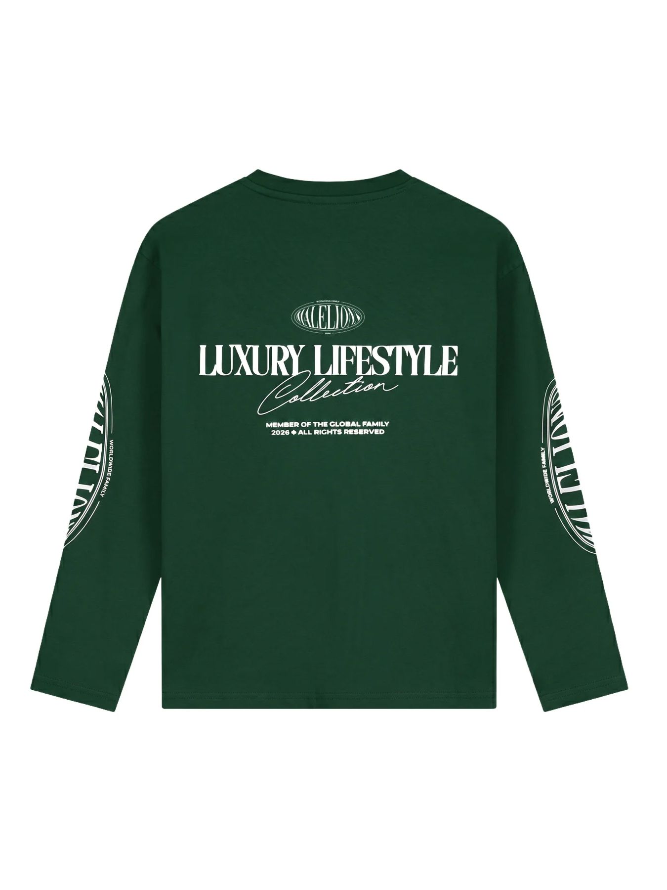 Malelions Malelions Junior Relaxed Lifestyle LongsleeveShirt 43023 racing green 2900169591037