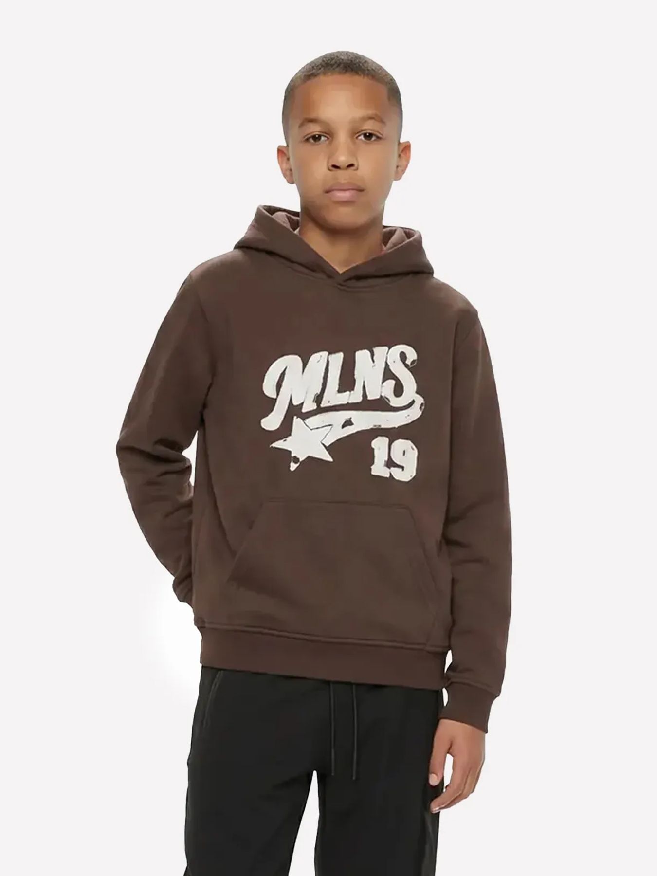 Malelions Malelions Junior Homerun Hoodie 50001 brown 2900169594076