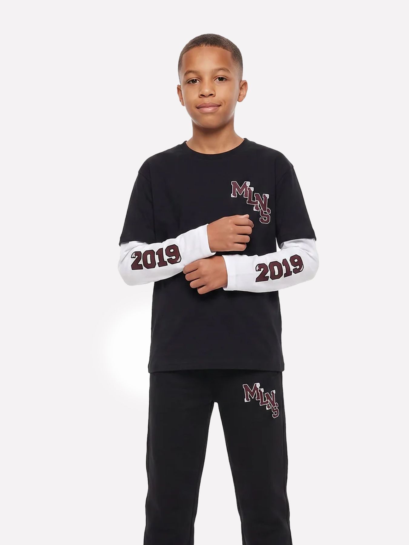 Malelions Malelions Junior College Double Layered Lo T-Shirt 49001 black 00120067-EKA26010700000006
