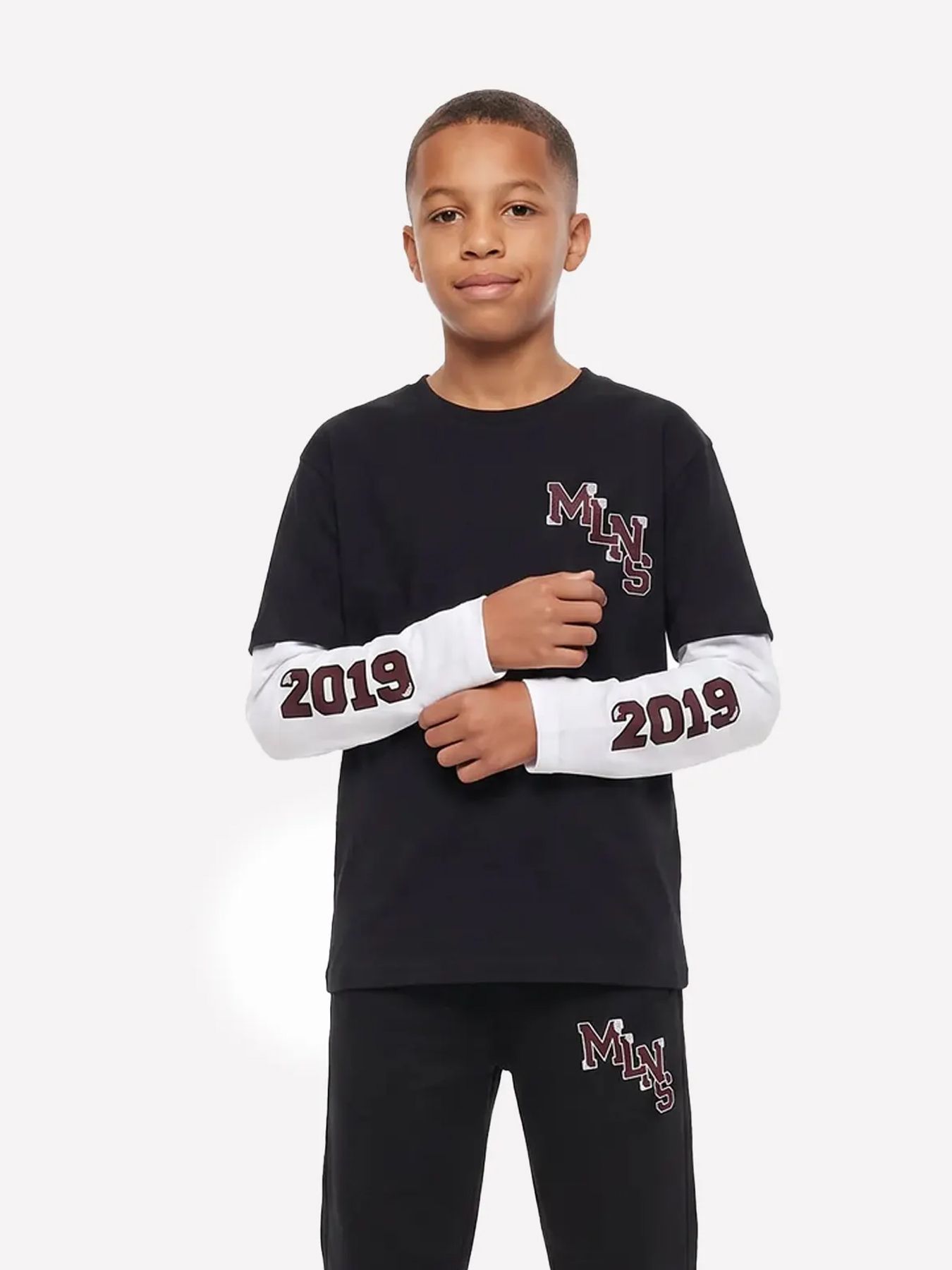 Malelions Malelions Junior College Double Layered Lo T-Shirt 49001 black 2900169596056
