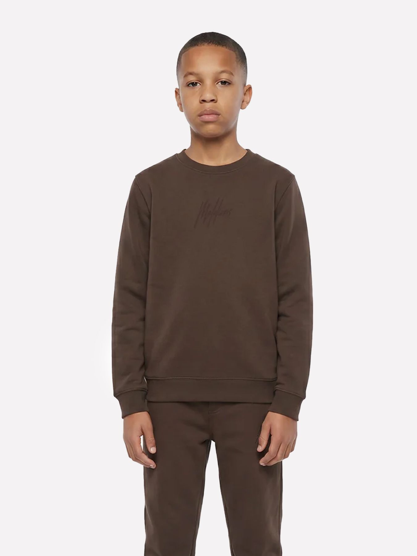 Malelions Malelions Junior Striped Signature Sweater 50001 brown 00120070-EKA26010700000030