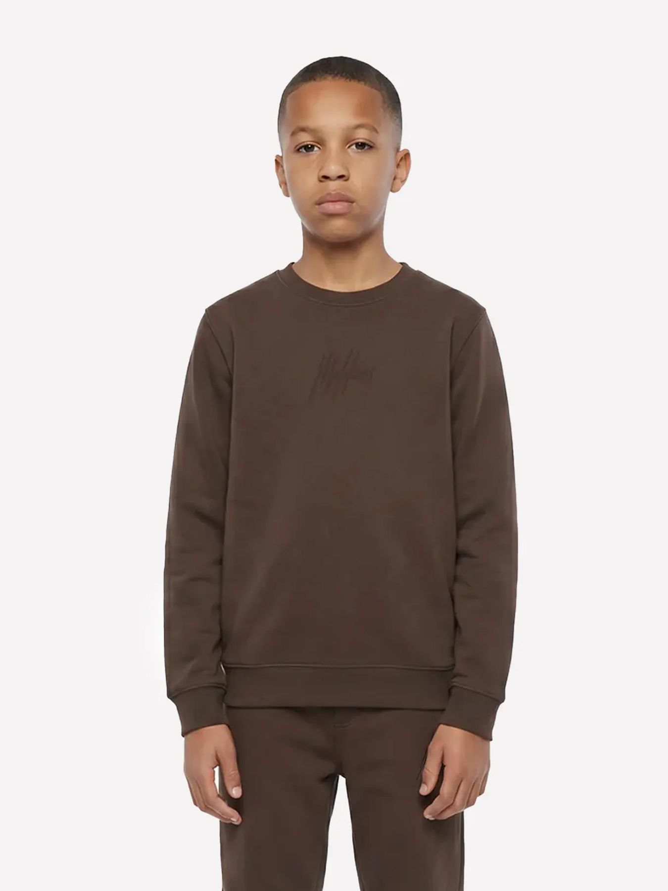 Malelions Malelions Junior Striped Signature Sweater 50001 brown 2900169599057