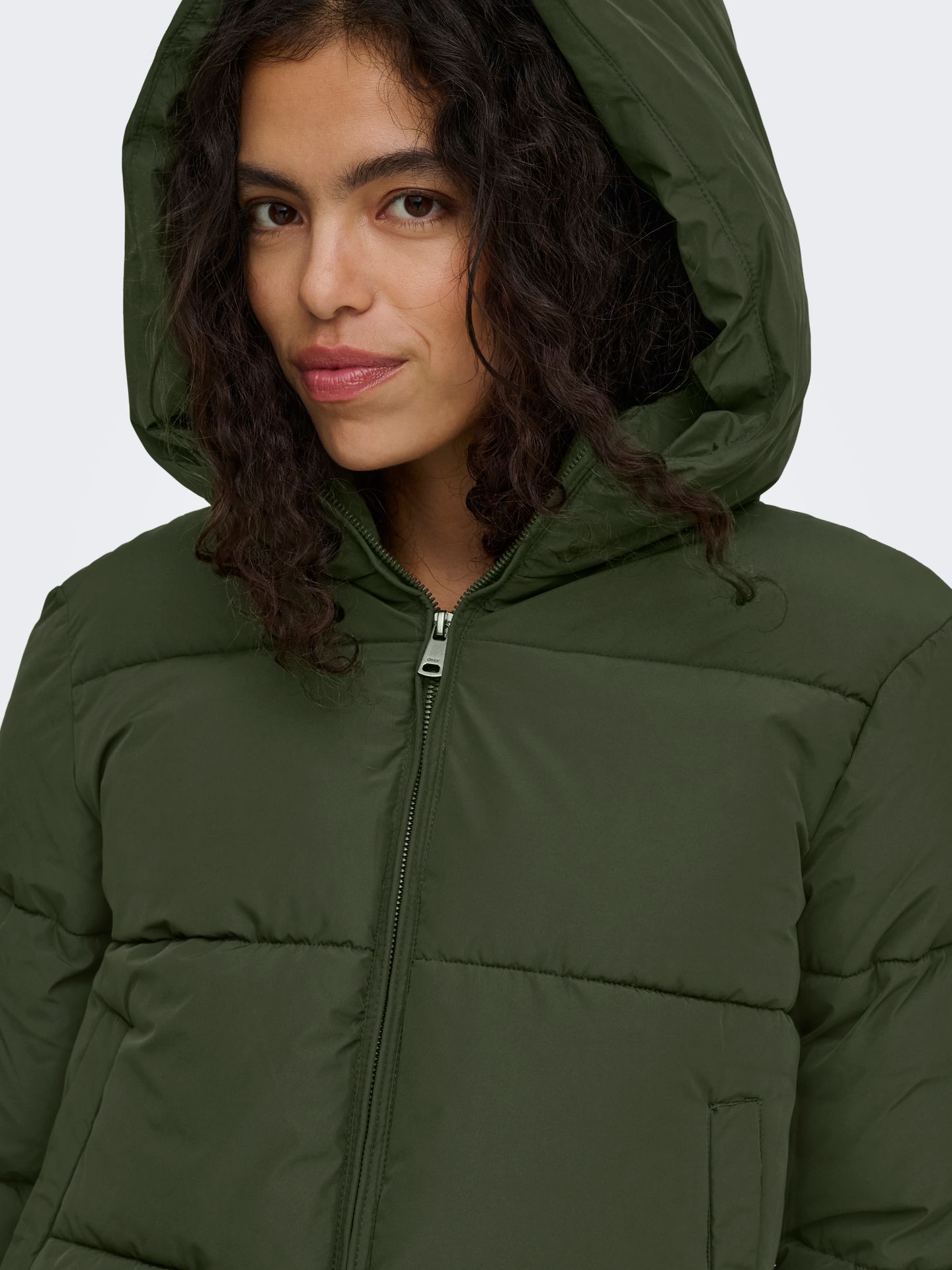 Only ONLJUTA SHORT PUFFER OTW NOOS Forest Night 2900170114058