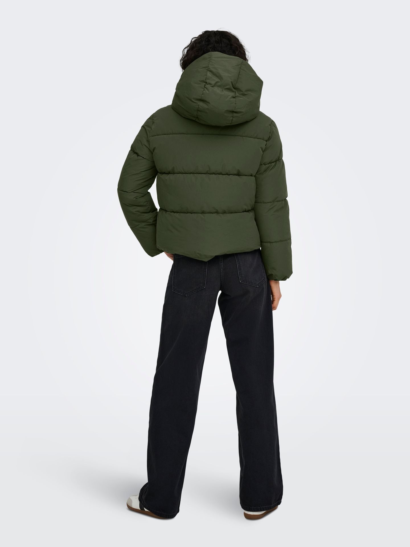 Only ONLJUTA SHORT PUFFER OTW NOOS Forest Night 2900170114058