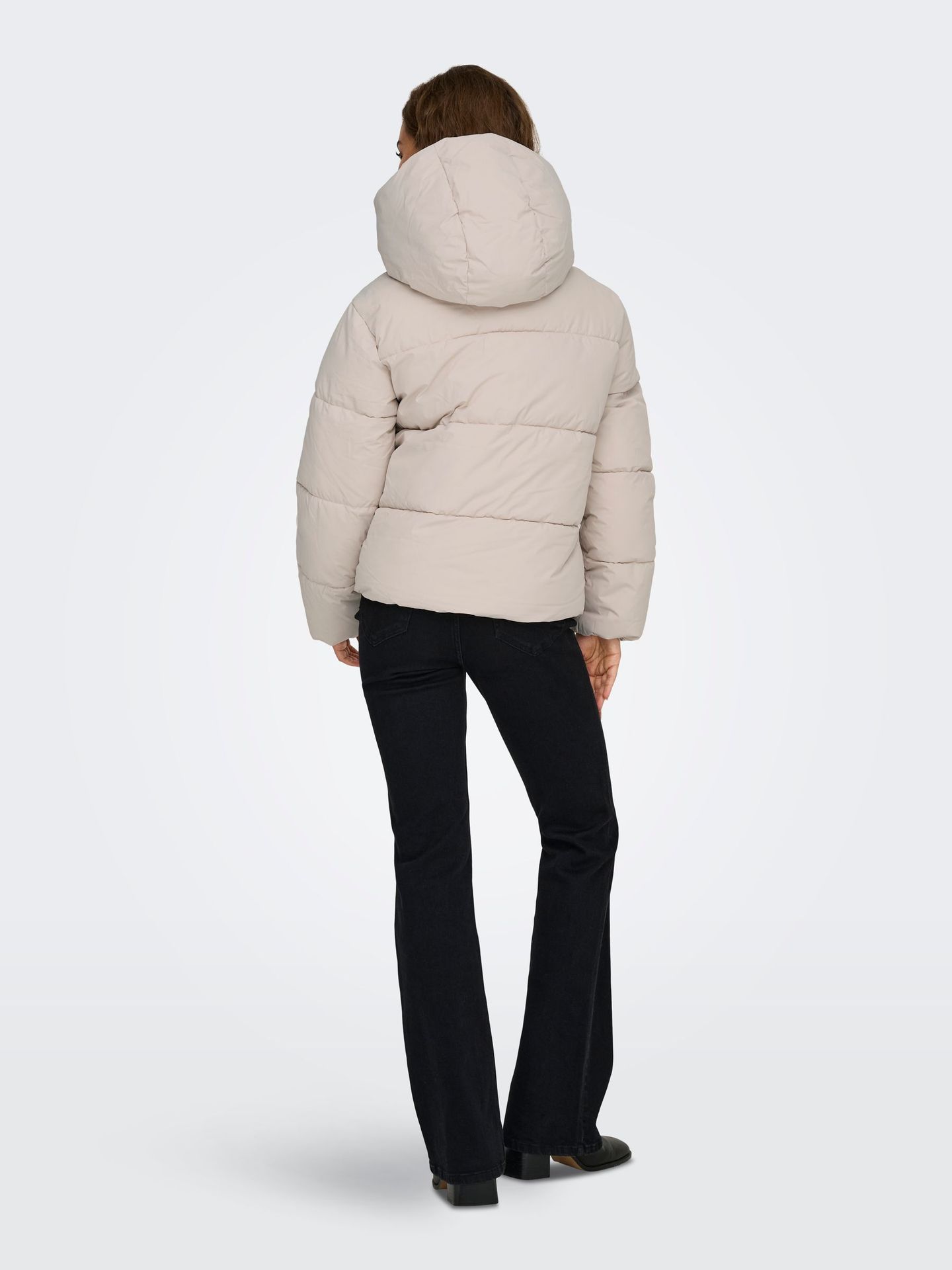 Only ONLJUTA SHORT PUFFER OTW NOOS Pumice Stone 2900169607028