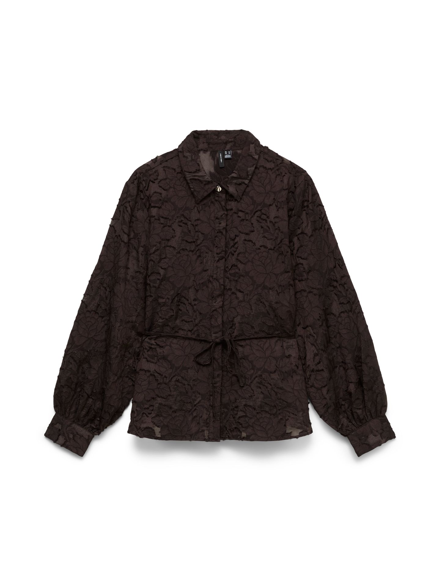 Vero Moda VMJOY L/S SHIRT WVN Chocolate Torte 00120075-EKA26011400003061