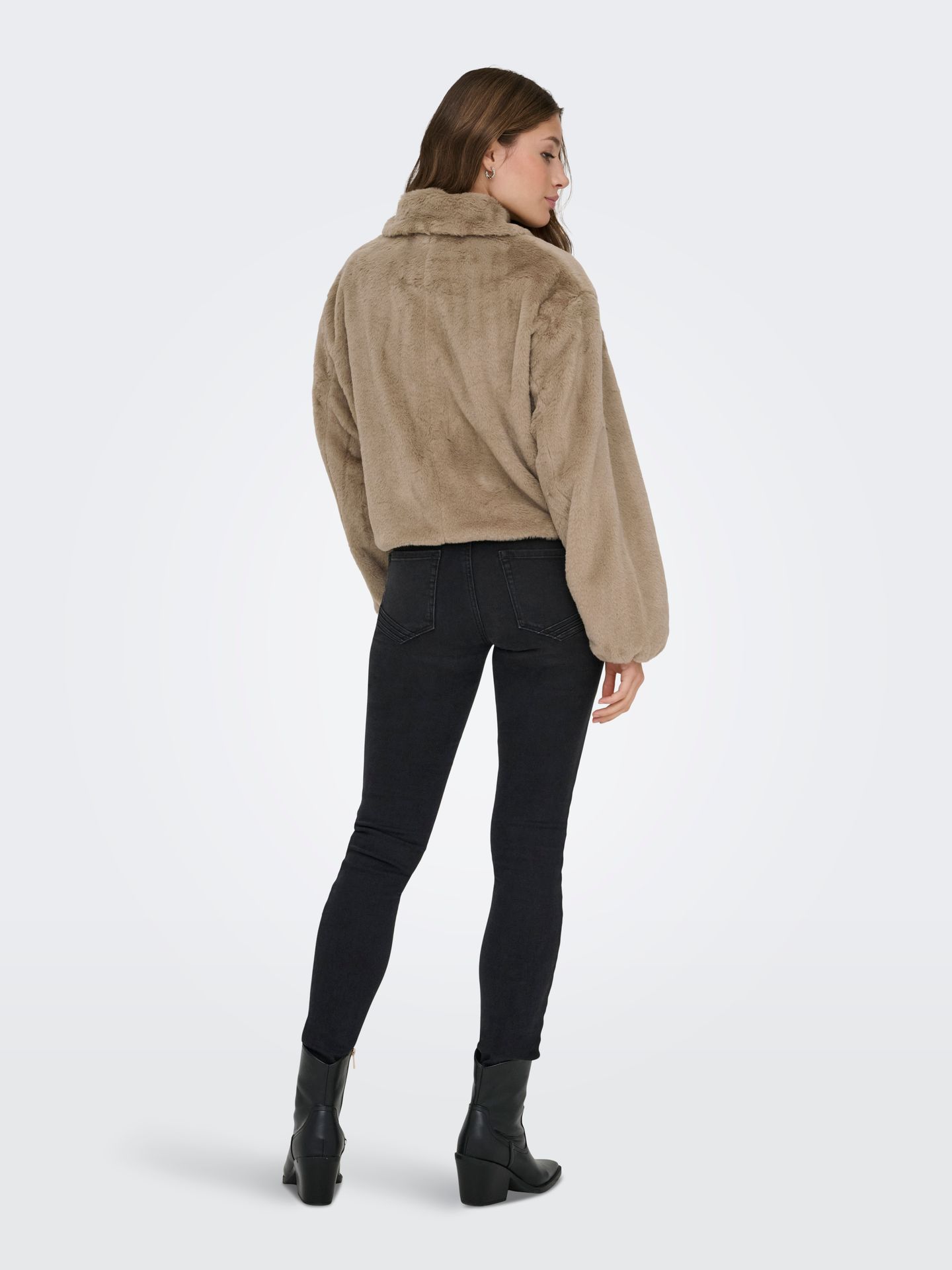 Only ONLDANA FAUX FUR JACKET CC OTW Silver Mink 2900169623011