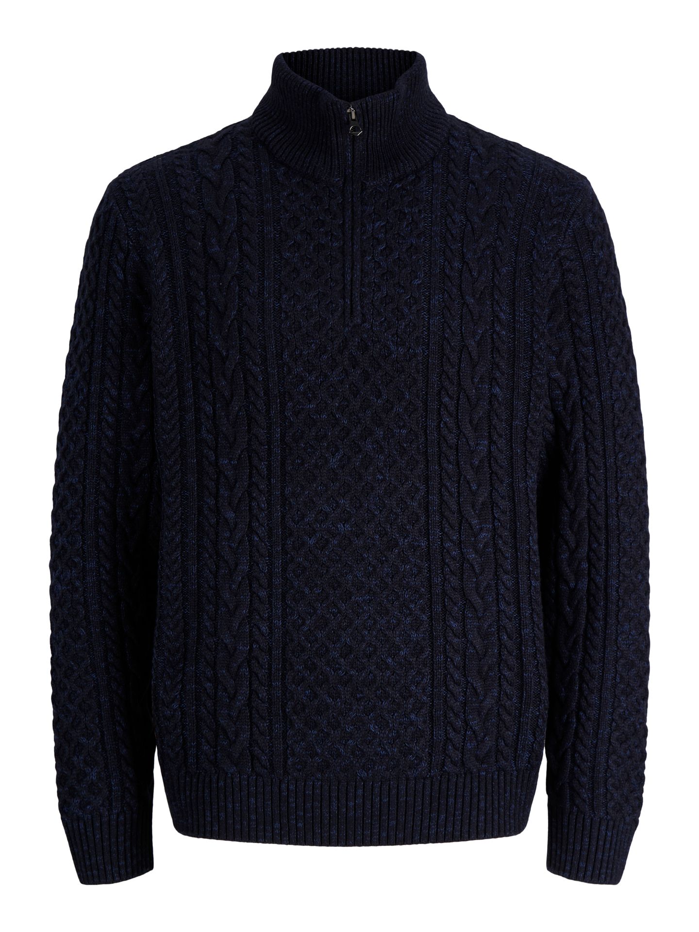 Jack & Jones JPRBLUCALLUM CABLE KNIT HALF ZIP Insignia Blue/Twist 00120080-EKA26011400003741