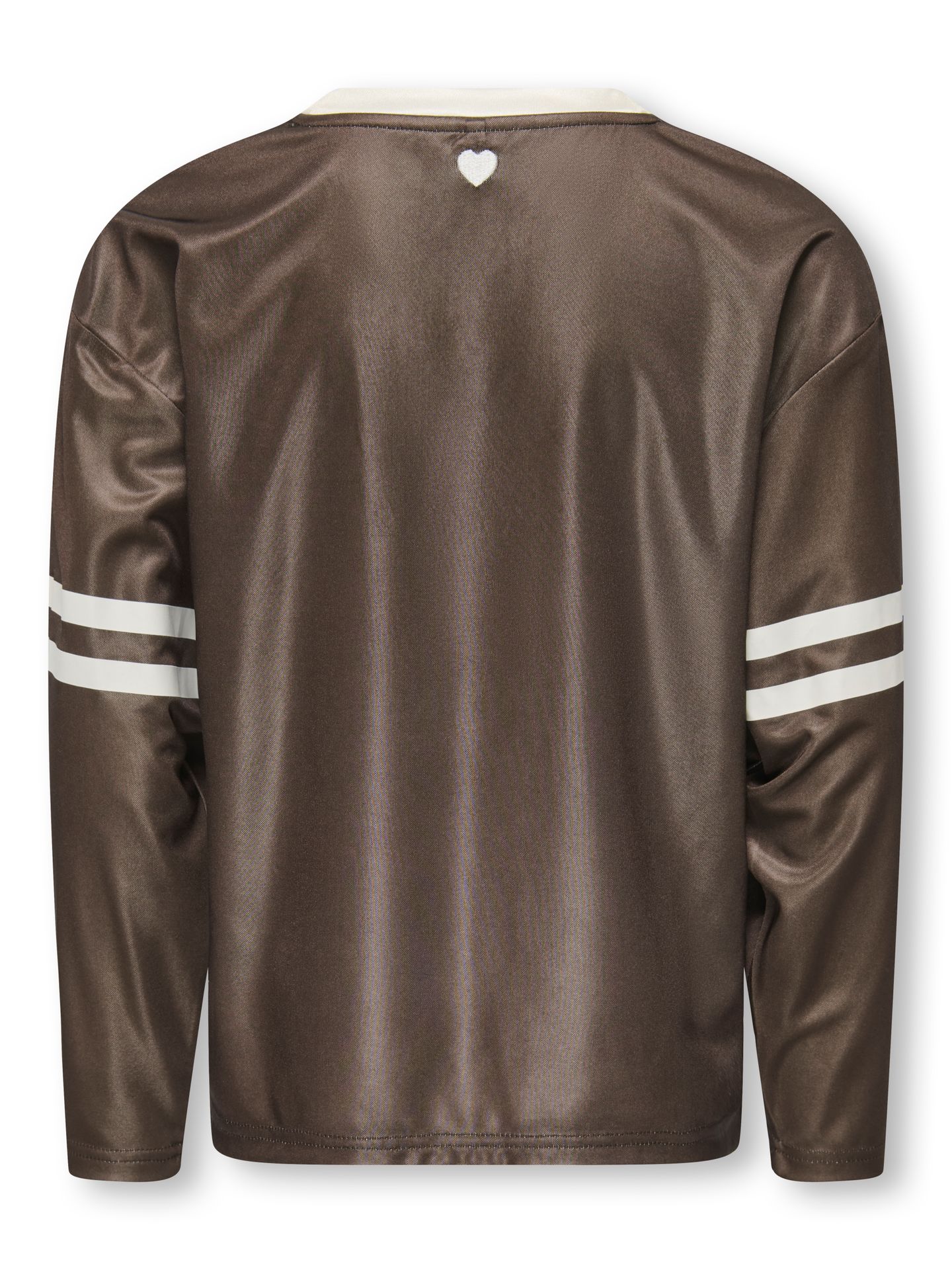 Only KOGLULU L/S V-NECK SPORTY TOP CS JR Bracken/Nice stripes cloud dancer 2900169639029