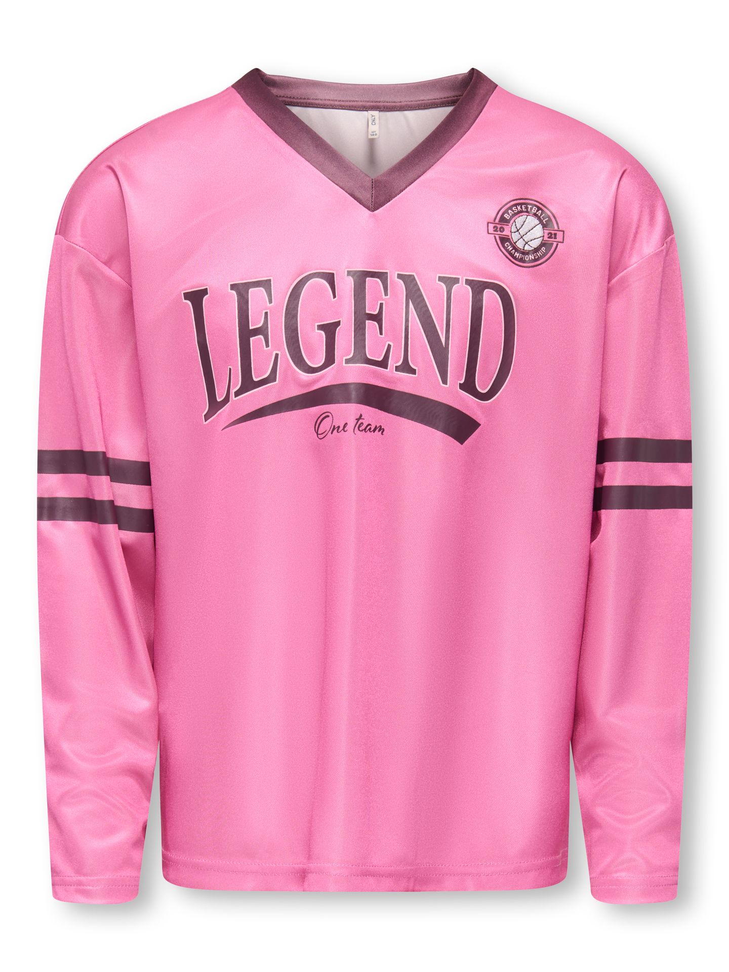 Only KOGLULU L/S V-NECK SPORTY TOP CS JR Fiji Flower/Legend/Fig 00120085-EKA26011400003744