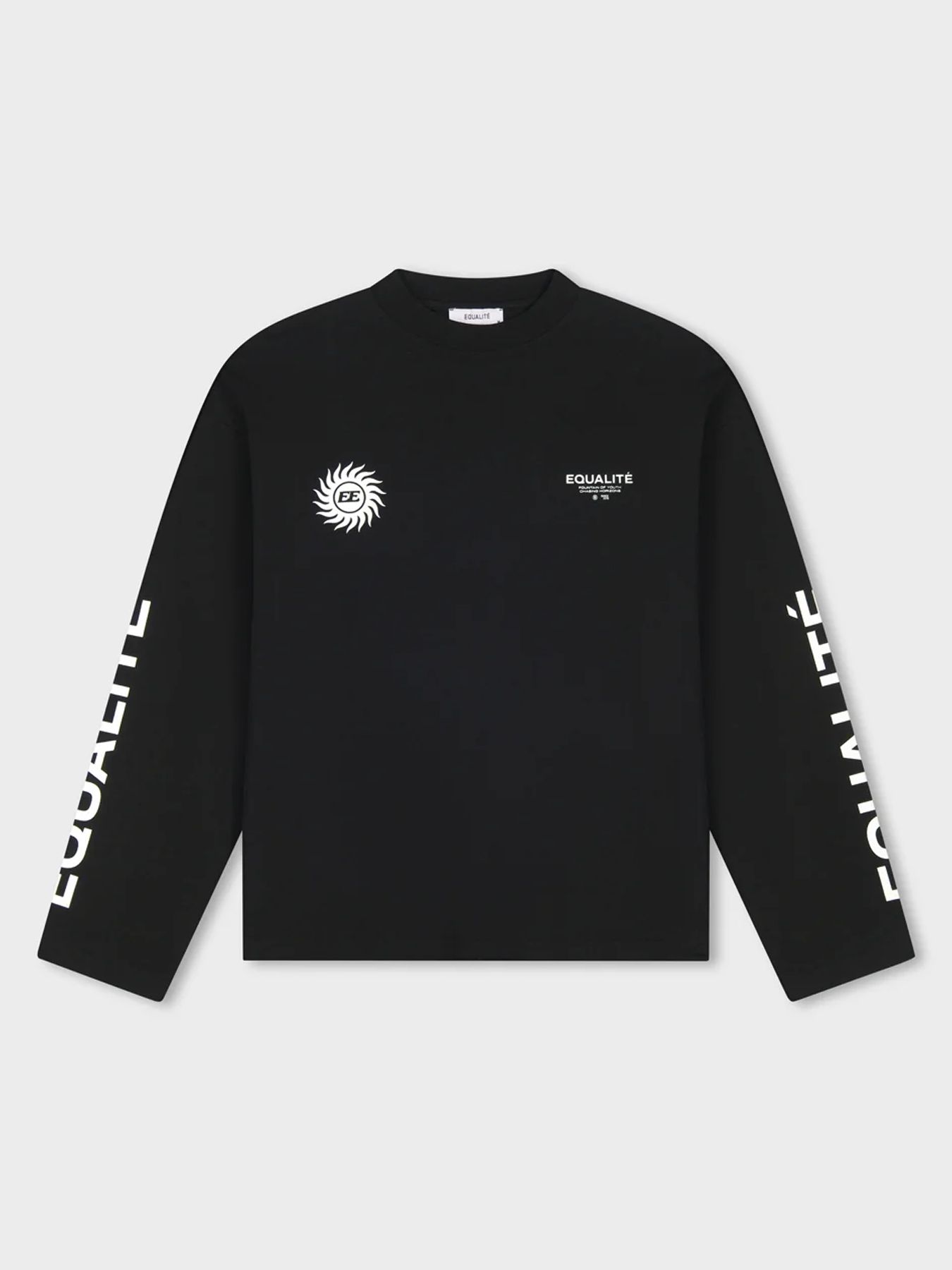  Sunny Longsleeve tee black/white 00120105-BLAWHI