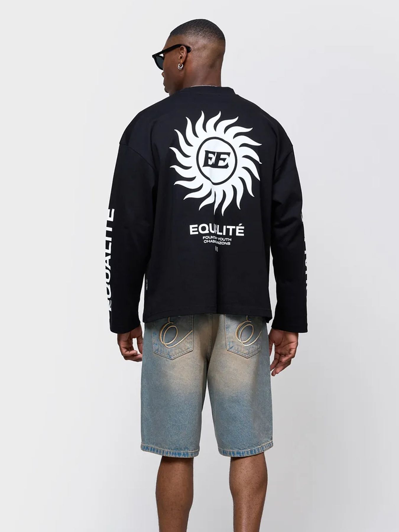 Equalité Sunny Longsleeve tee black/white 2900169693038