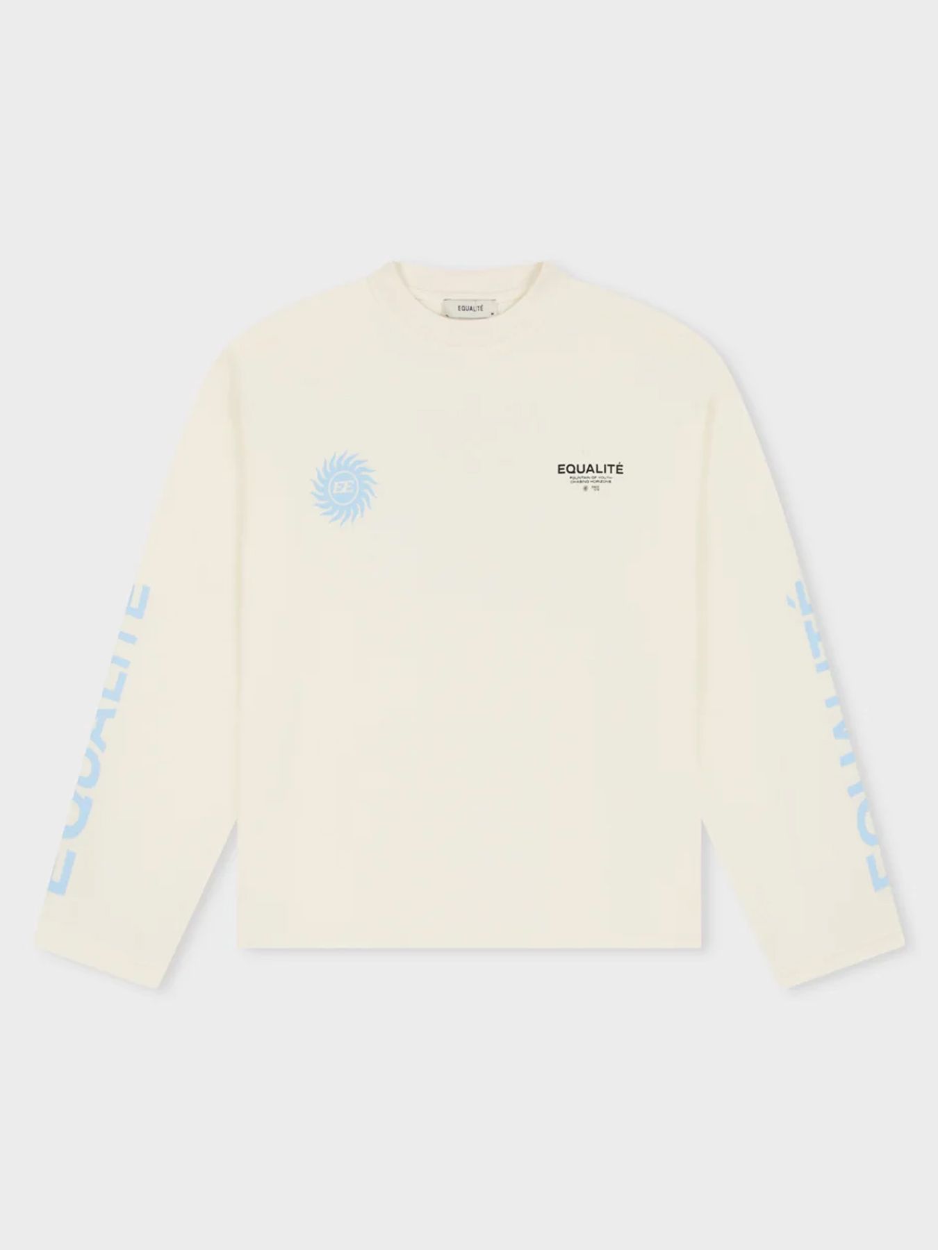  Sunny Longsleeve tee White/light blue 00120105-WHILB
