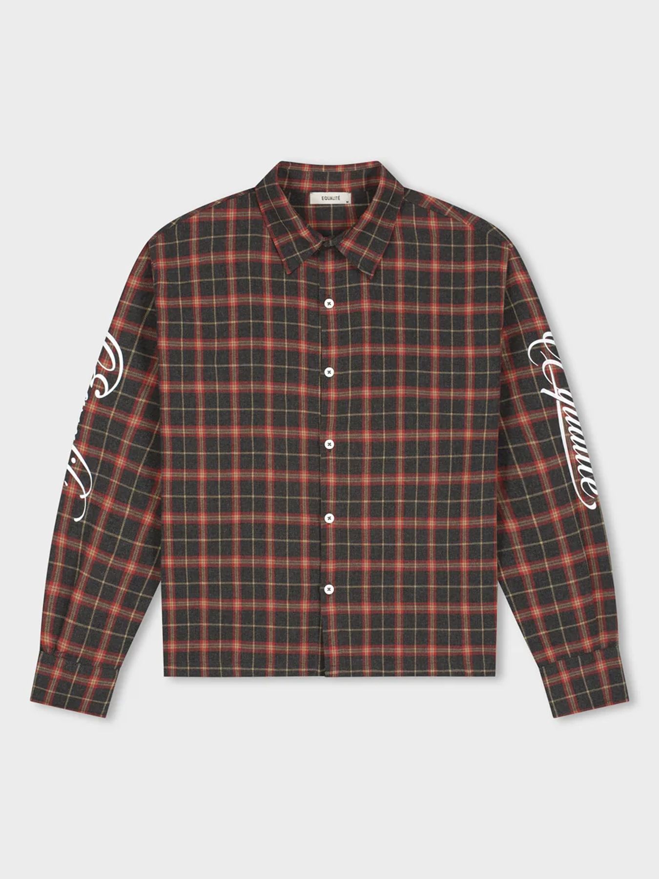 Equalité Flannel shirt Antracite/red 2900169695049