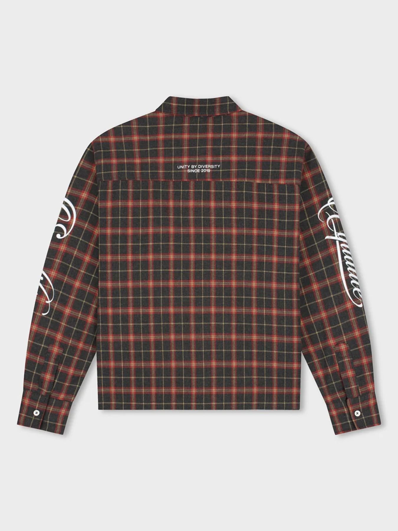 Equalité Flannel shirt Antracite/red 2900169695049