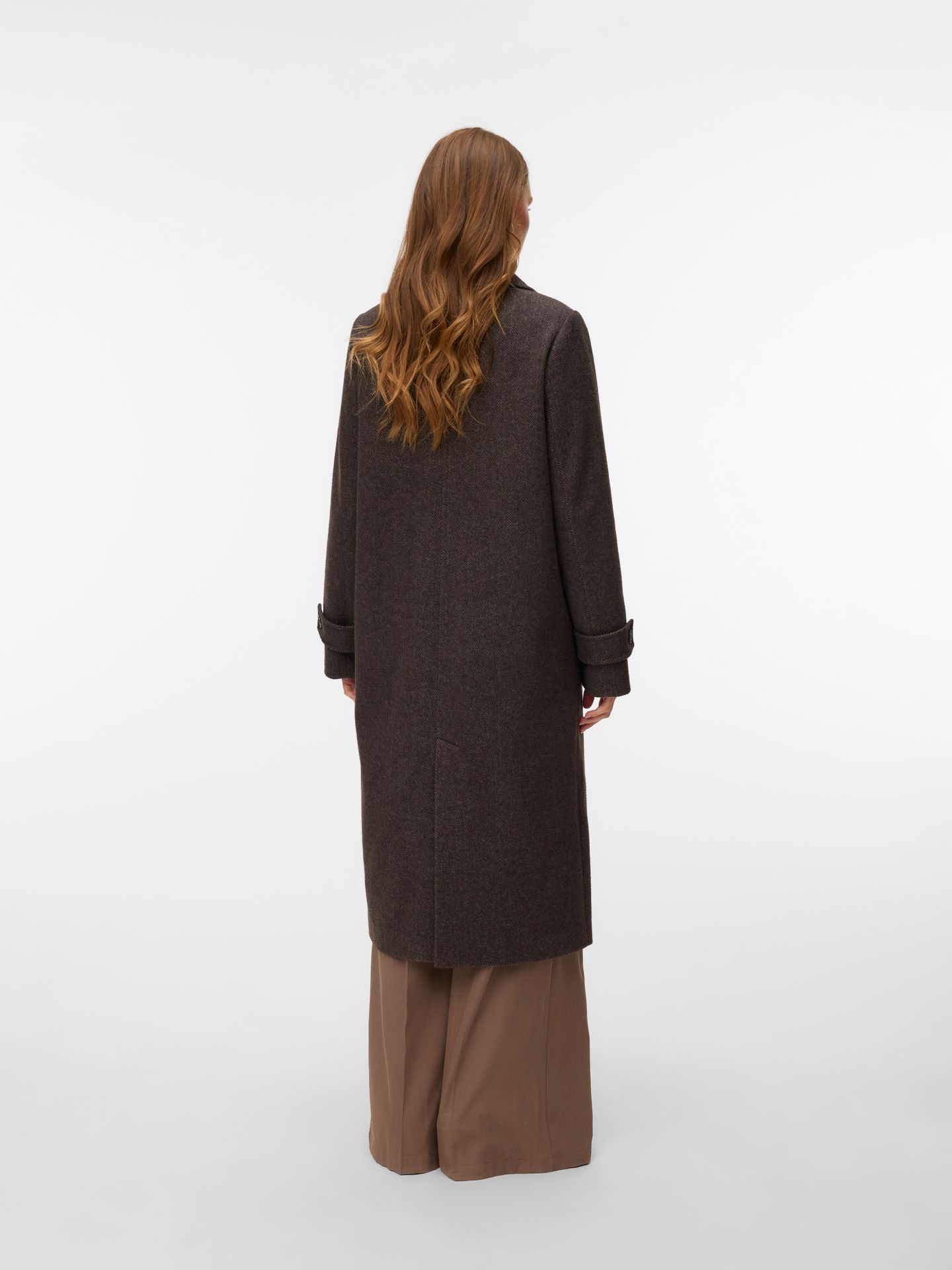 Vero Moda VMEVA LONG COAT NOOS Chocolate Torte/MELANGE 2900169702044