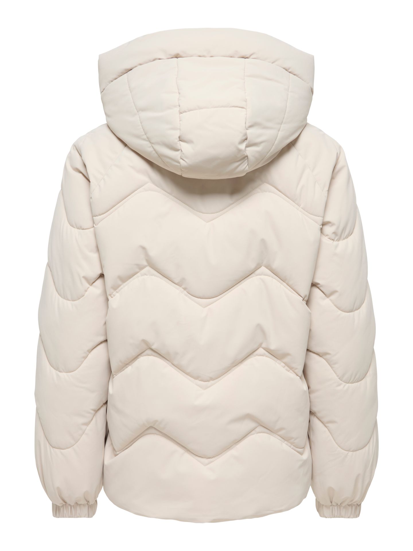 JDY JDYPOWER SHORT HOOD PUFFER OTW HAB Silver Lining 00120115-EKA26011400001036
