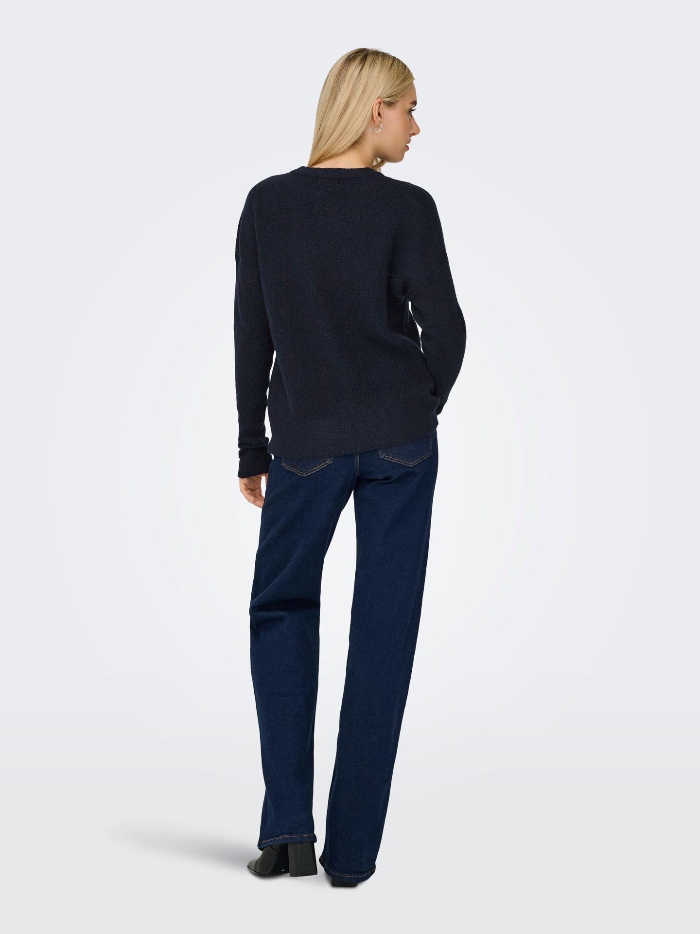 Only ONLJERICO L/S PULLOVER KNT NOOS Dark Navy/CD PARIS 2900169713019
