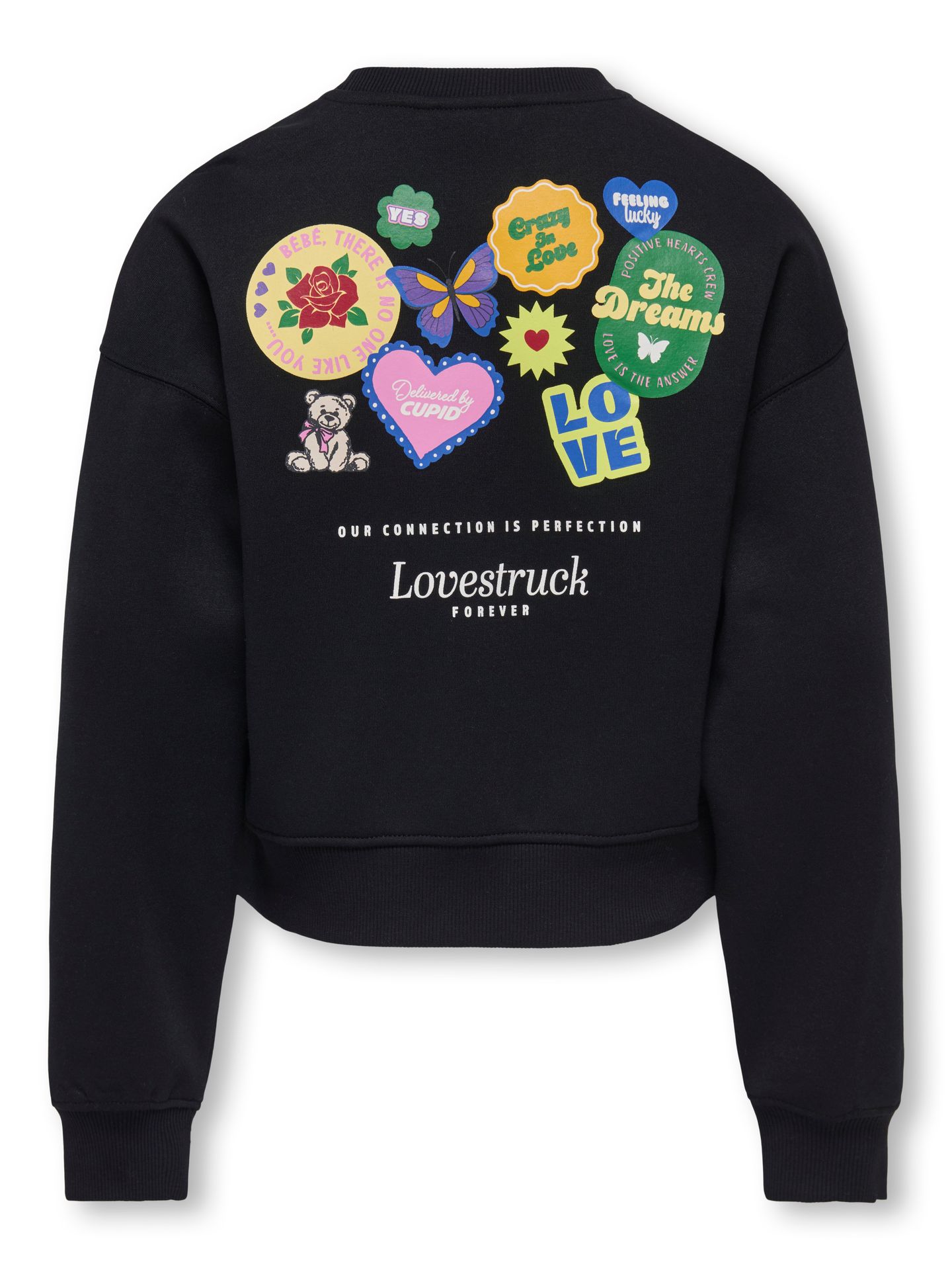 Only KOGHIMA L/S O-NECK PRINT SWT Black/With Clara Leo 00120128-EKA26011400000166