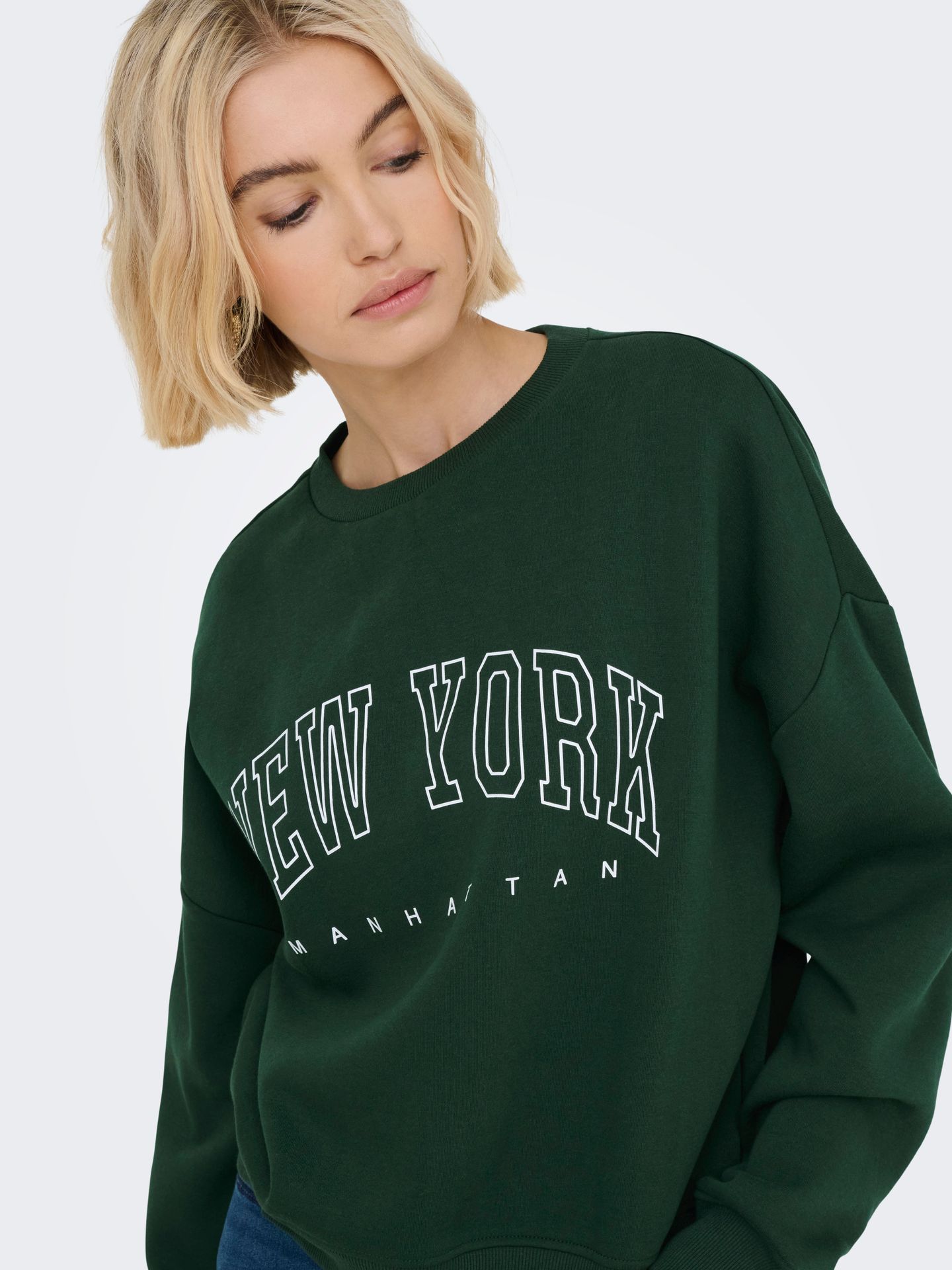Only ONLSWEAT LIFE L/S CREW O.SIZE STATE Pine Grove/NEW YORK - MANHATTAN 2900169737039