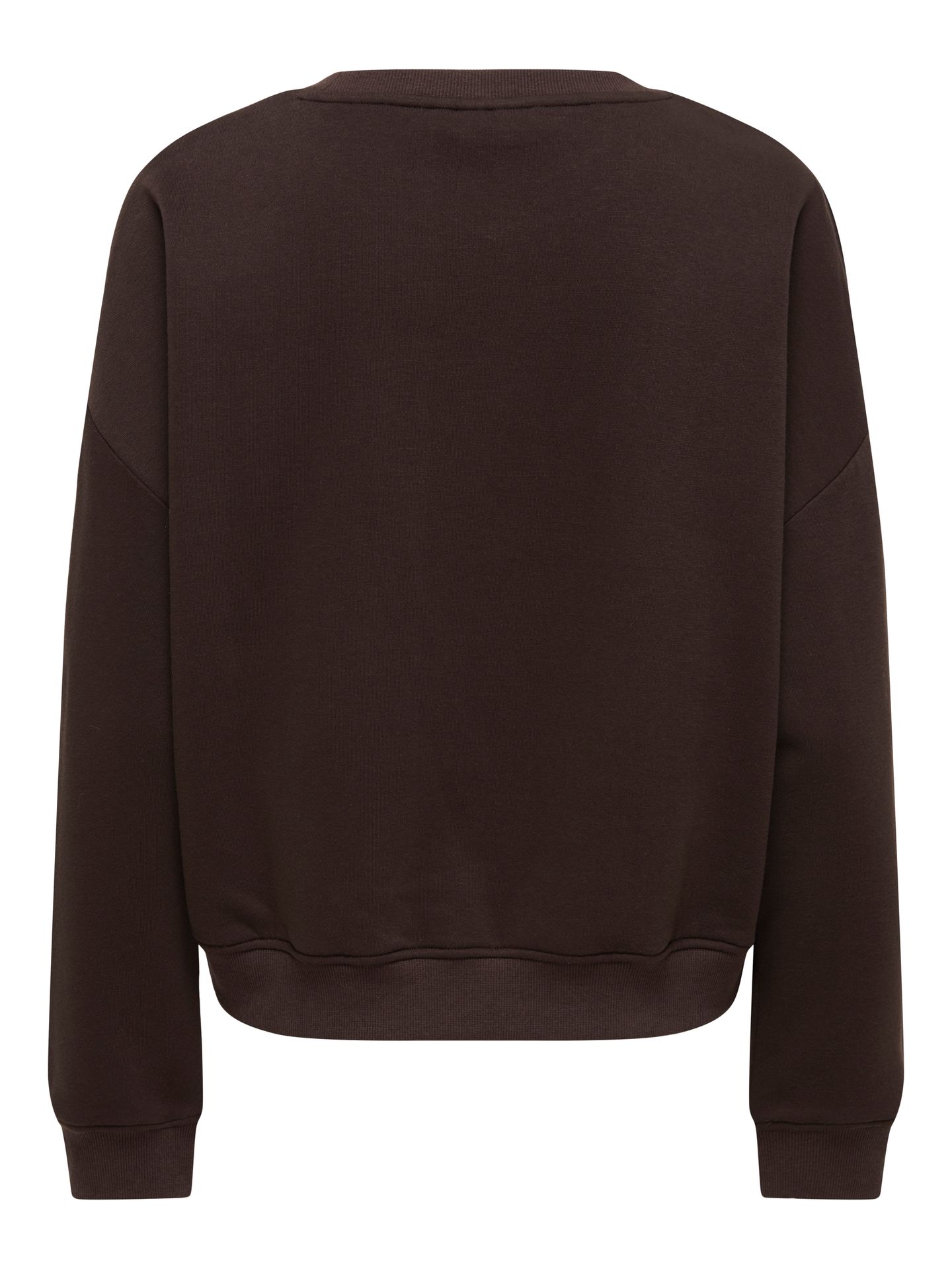 Only ONLSWEAT LIFE L/S CREW O.SIZE STATE Coffee Bean/STUDIO - TERRY EMB. 2900169740022