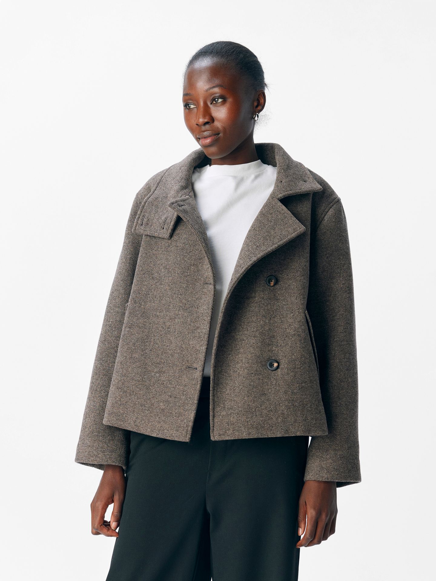 Object OBJRIKI RE SHORT JACKET NOOS Morel/Black 2900169780059