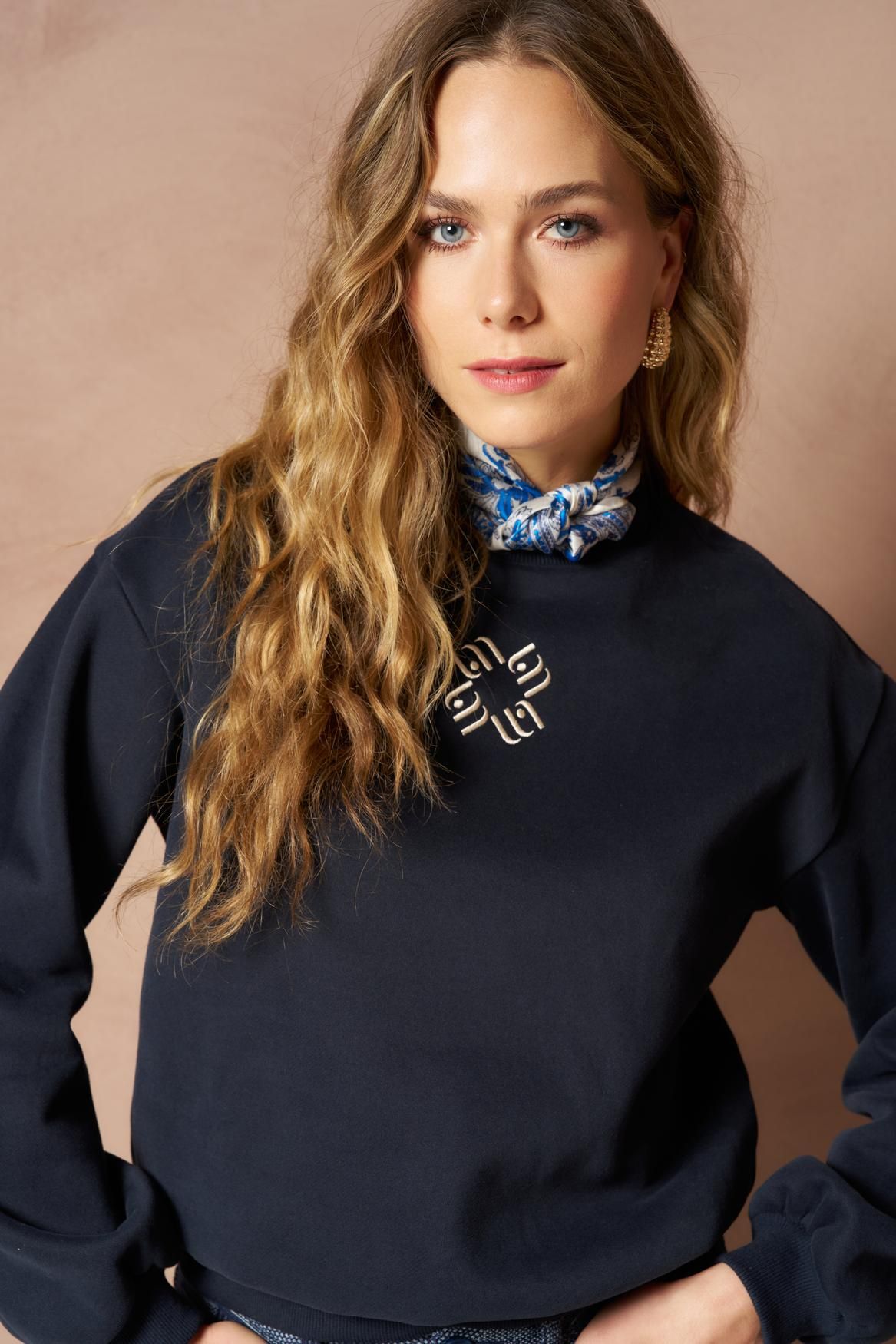Lofty Manner Sweater Imina - Baxis Relaxed 410 dark blue 2900169787072