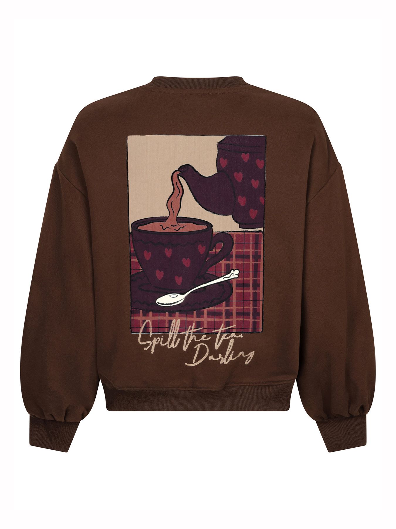 Ydence Sweater spill the sea Brown 2900169802034