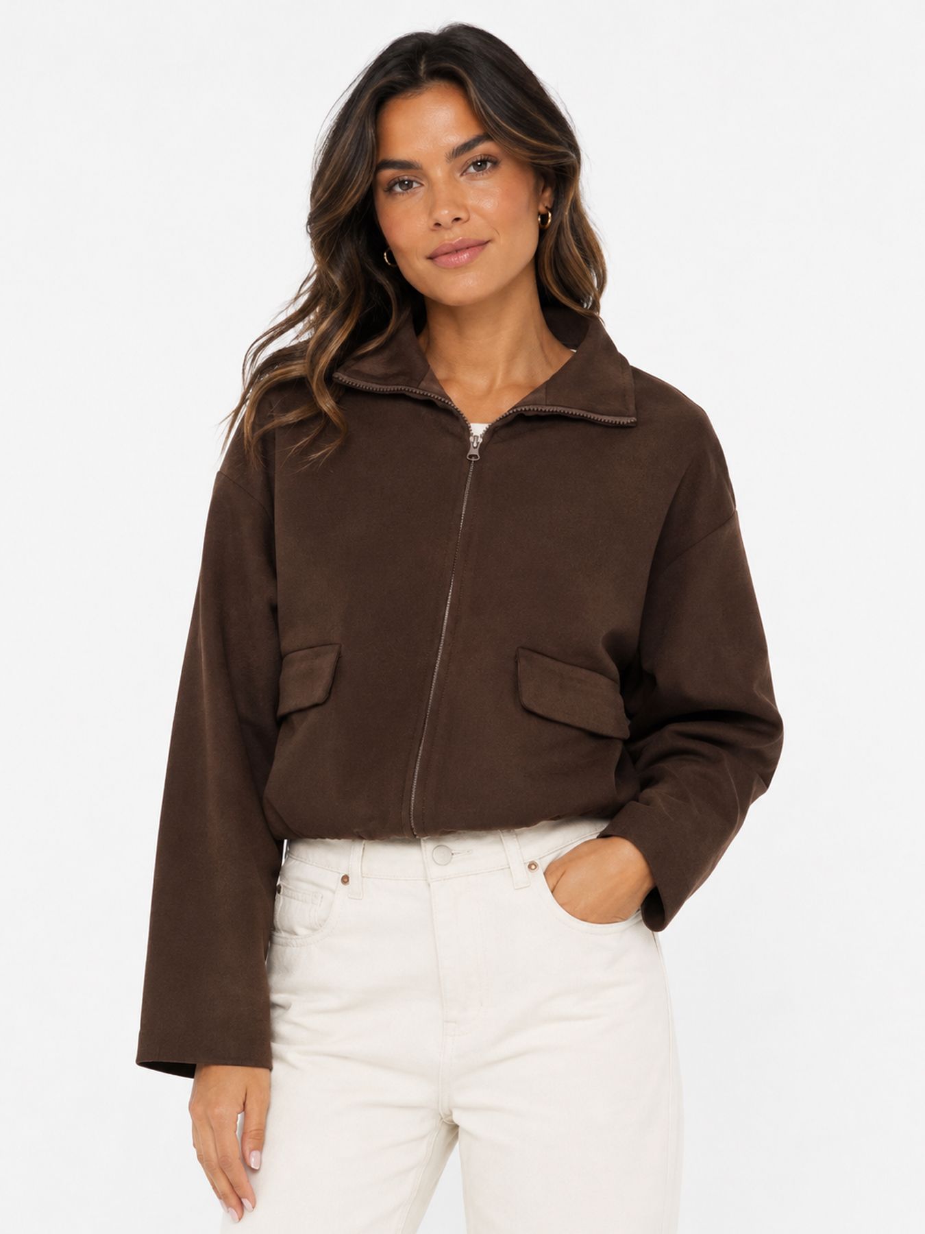Ydence Jacket Davis Donker Bruin 00120176-A1