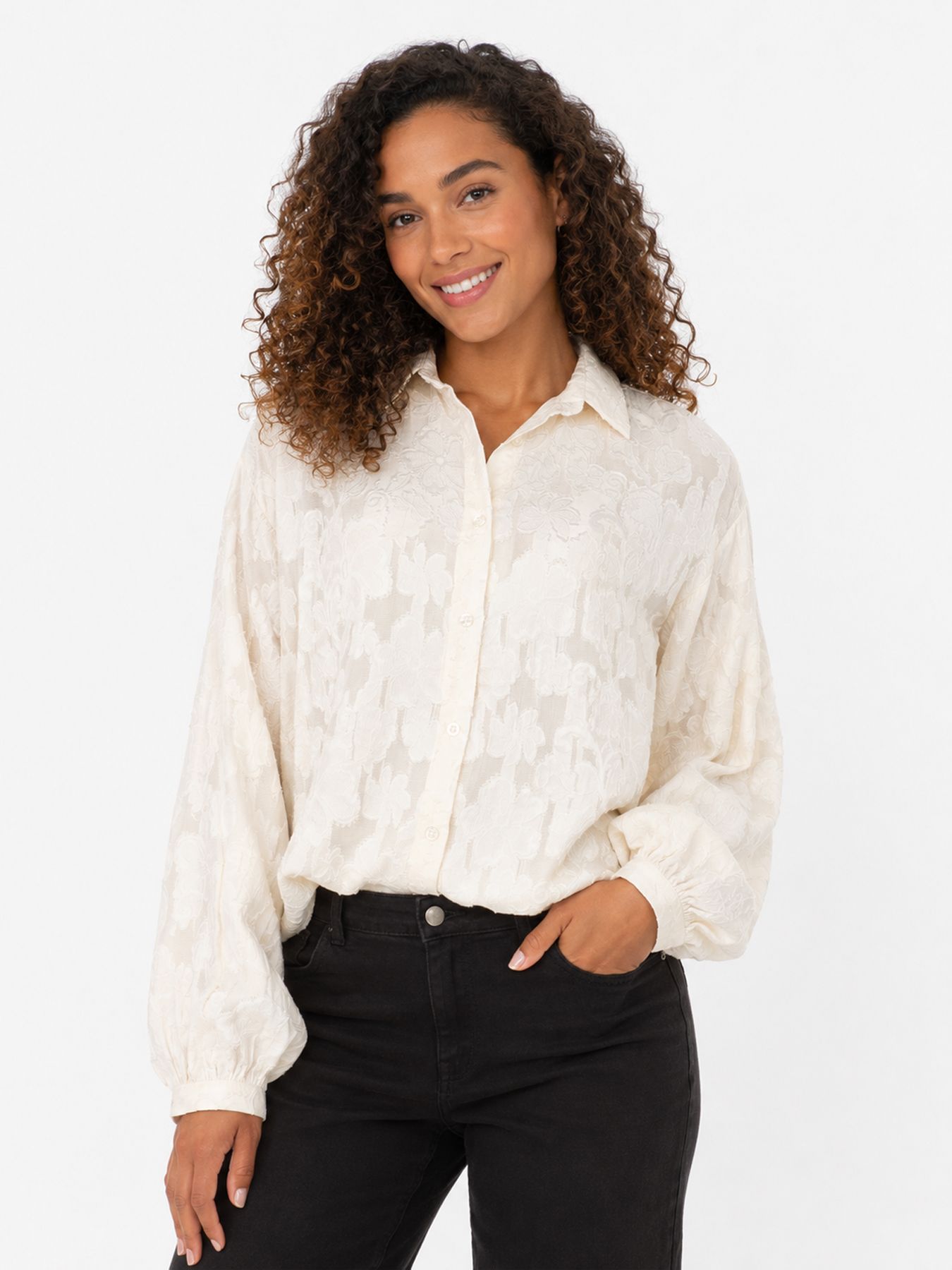 Ydence Blouse Winslet ecru 00120186-A0