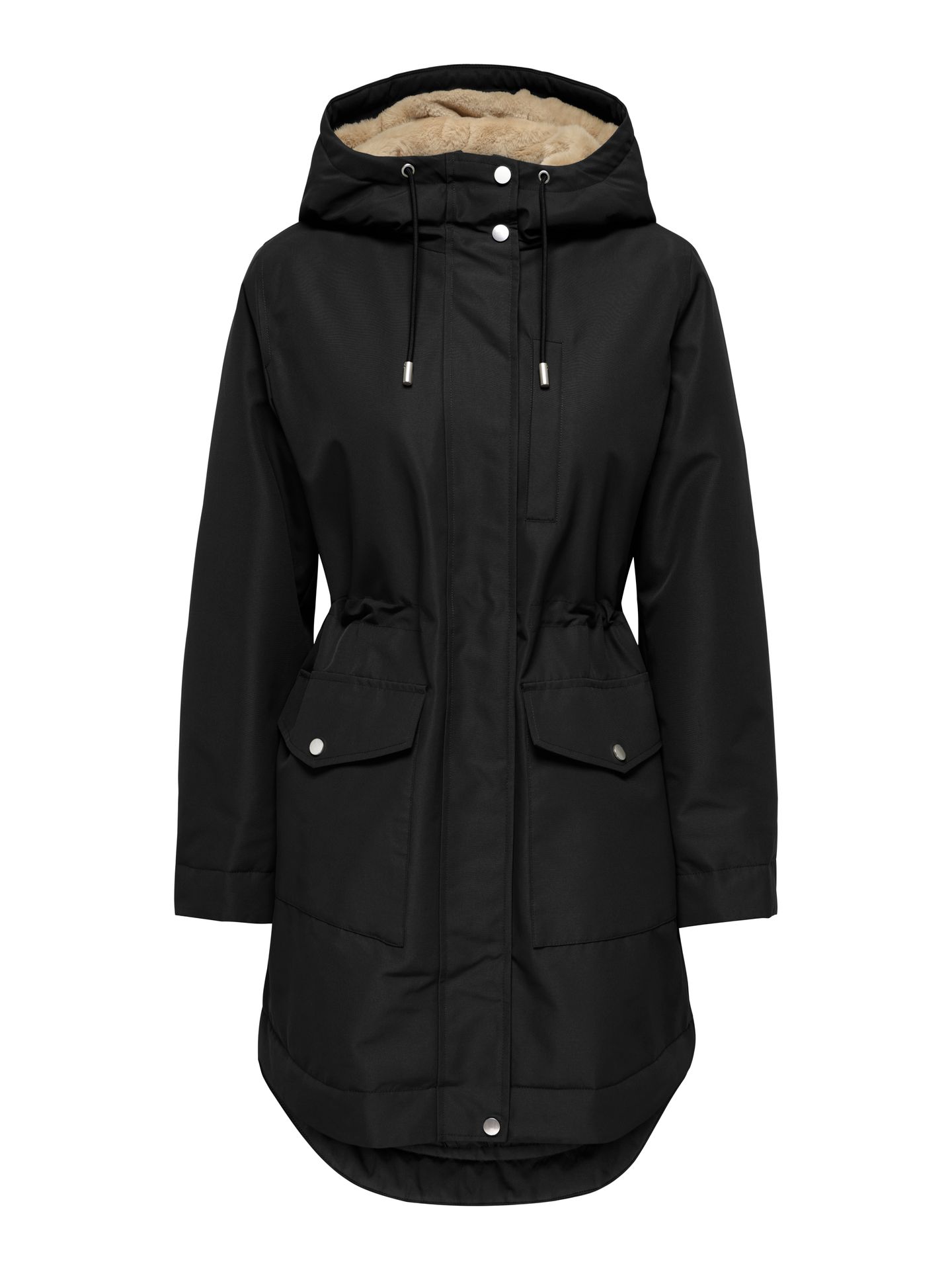 JDY JDYVALENCIA PARKA COAT OTW SIJ NOOS Black/LEO AOP 2900169818011