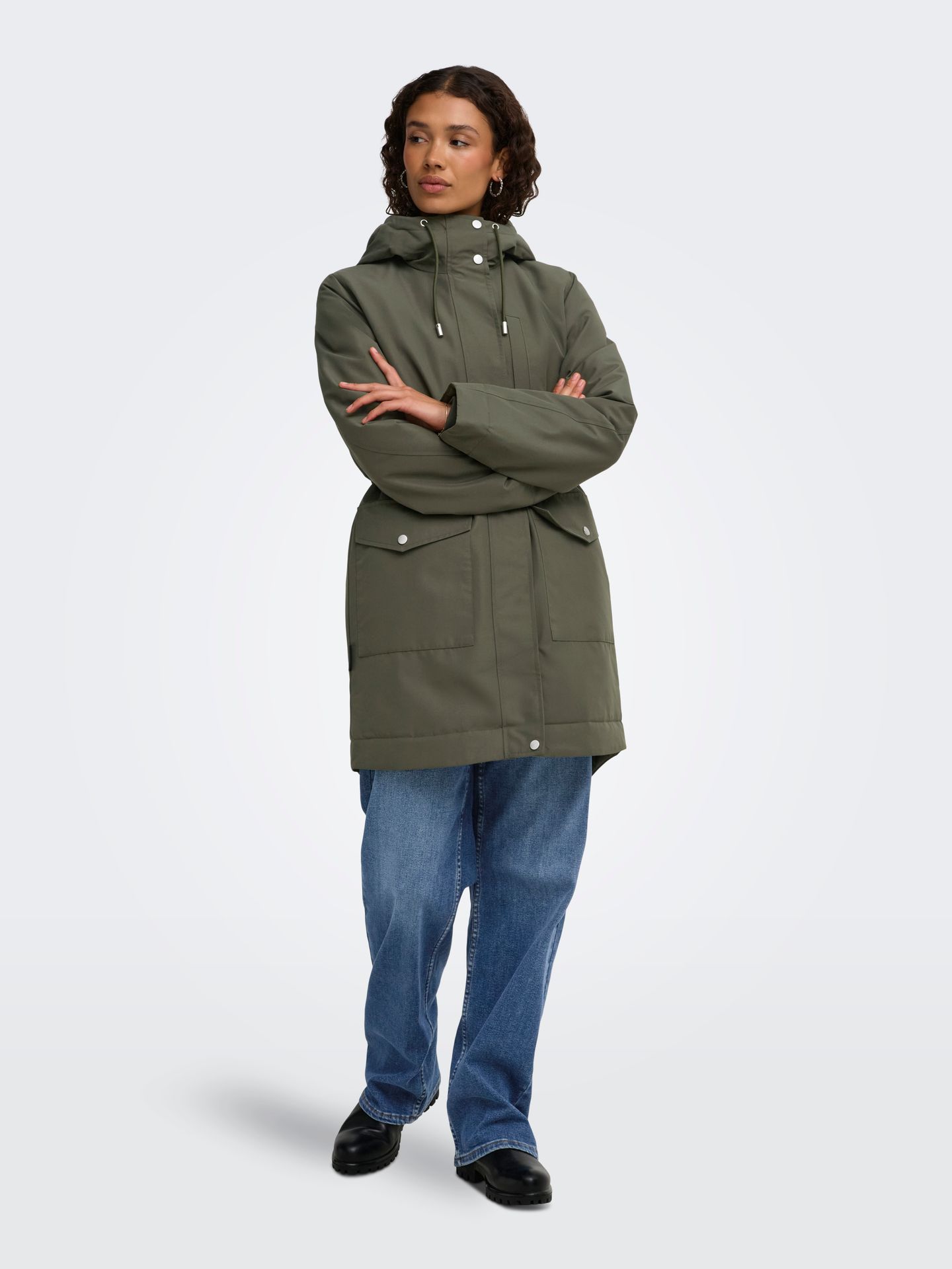JDY JDYVALENCIA PARKA COAT OTW SIJ NOOS Chimera/FUR KELP 2900169819049