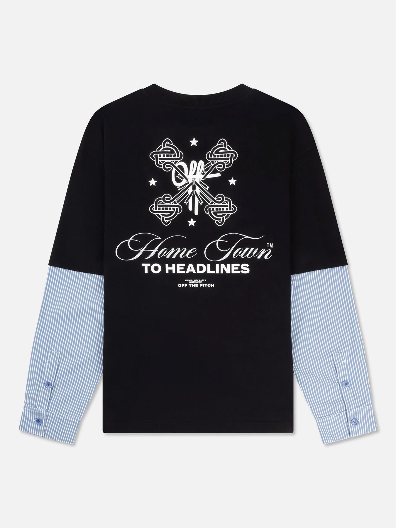 Off The Pitch Home town layered loose fit Black 2900169824074