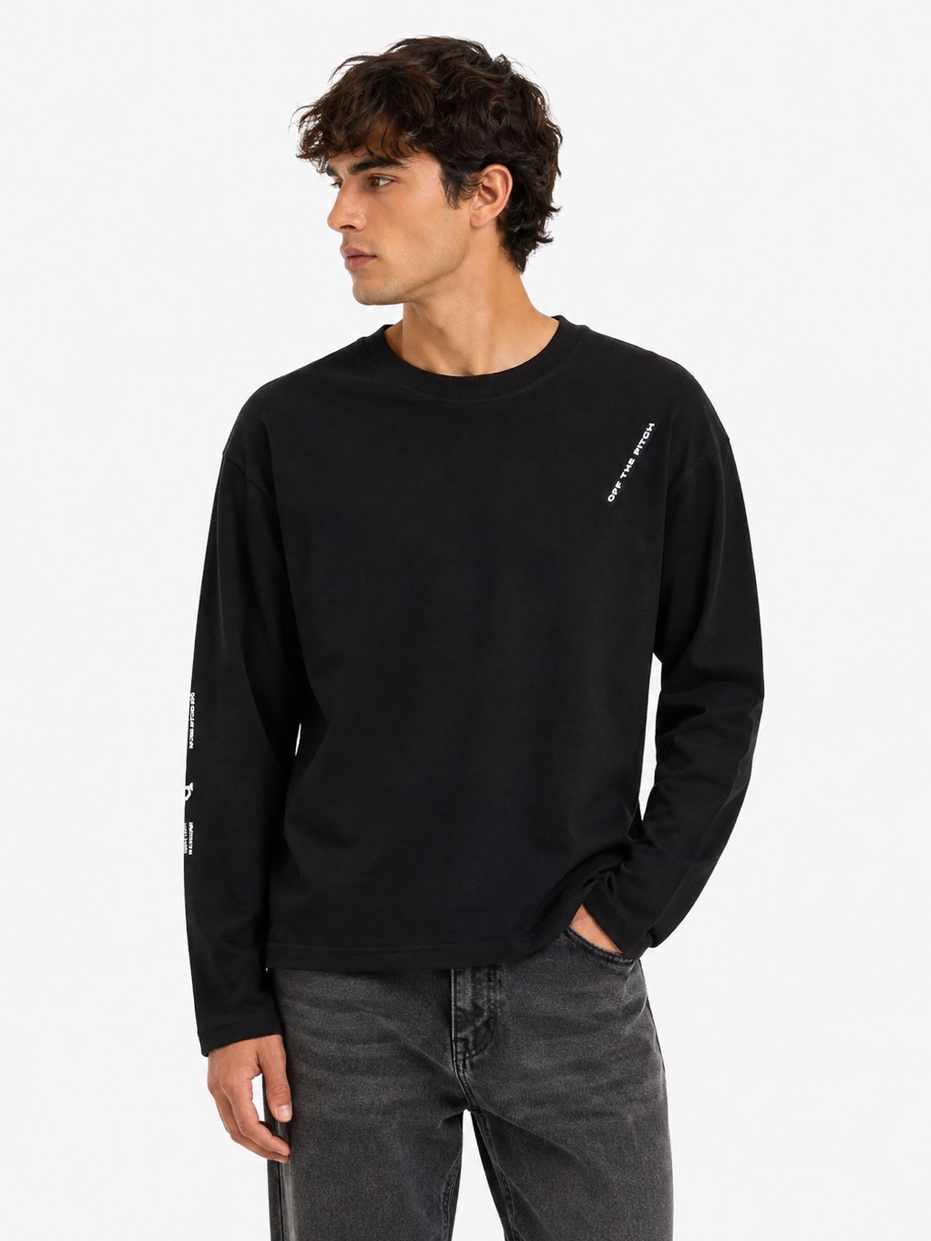 Off The Pitch Arcane long sleeved tee Black 00120192-999