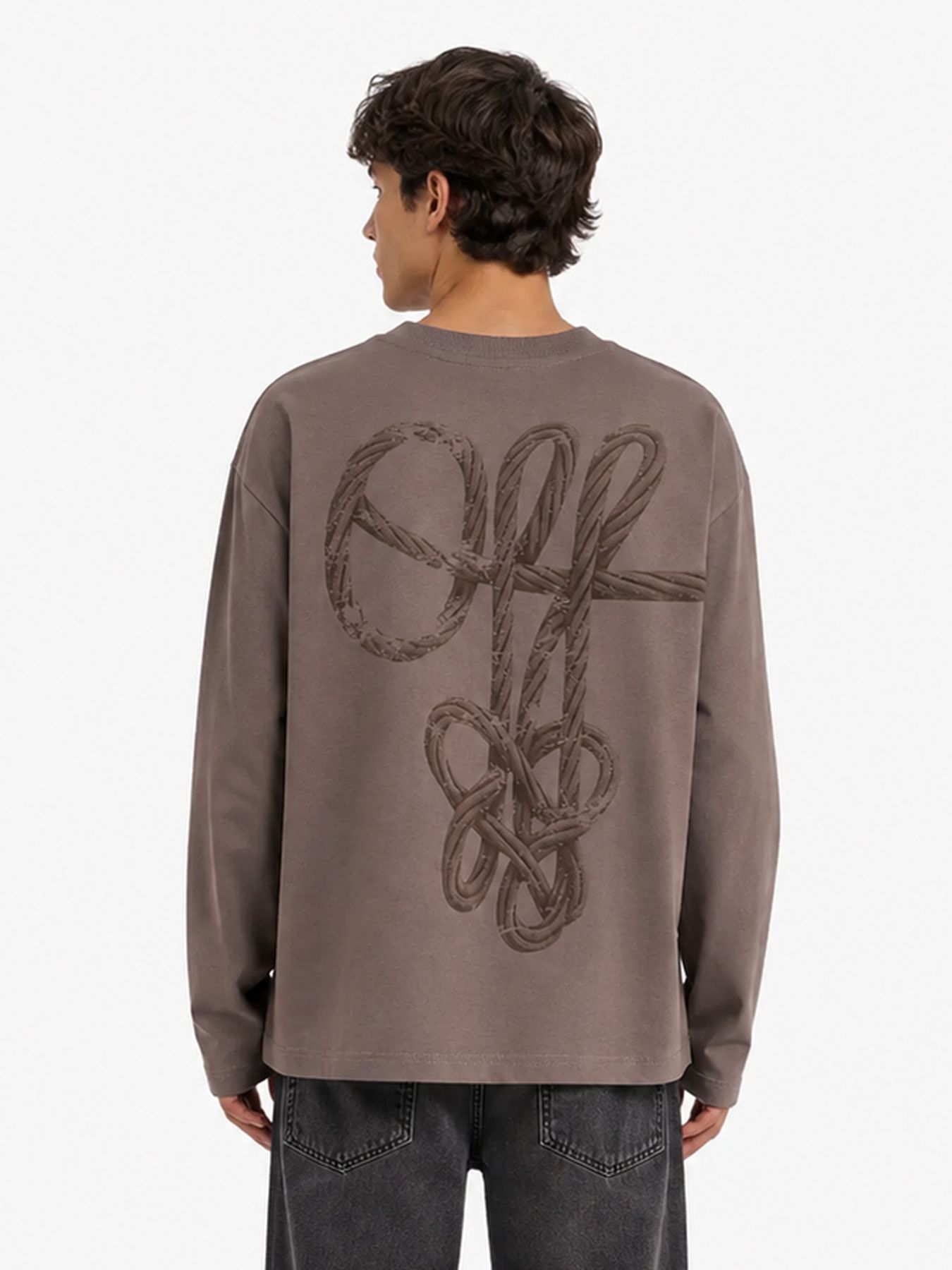 Off The Pitch Rope flow long sleeved Taupe 00120193-Z4