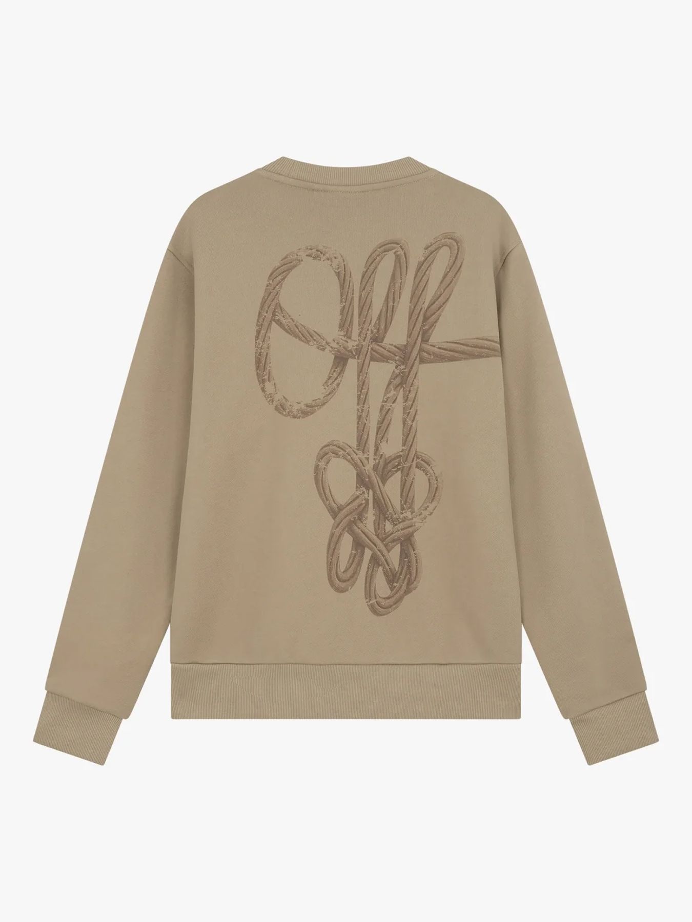 Off The Pitch Rope flow crewneck Sand 2900169828065