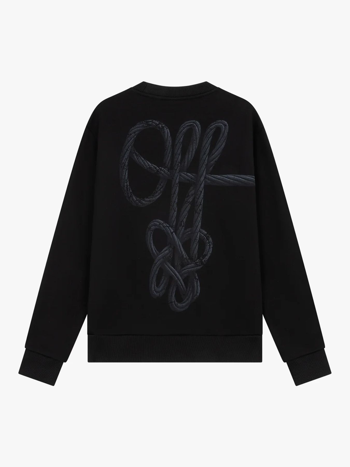 Off The Pitch Rope flow crewneck Black 2900169829062