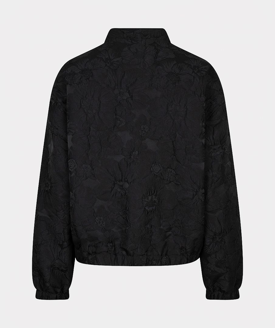 Esqualo Jacket fancy crinkle 000 black 2900170052121