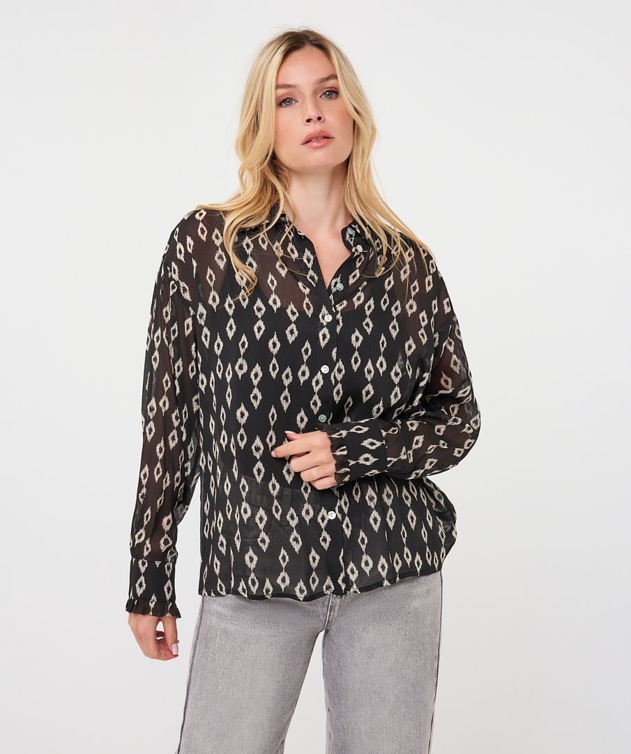Esqualo Blouse Little Diamond 999 print 00120322-EKA26009300000001