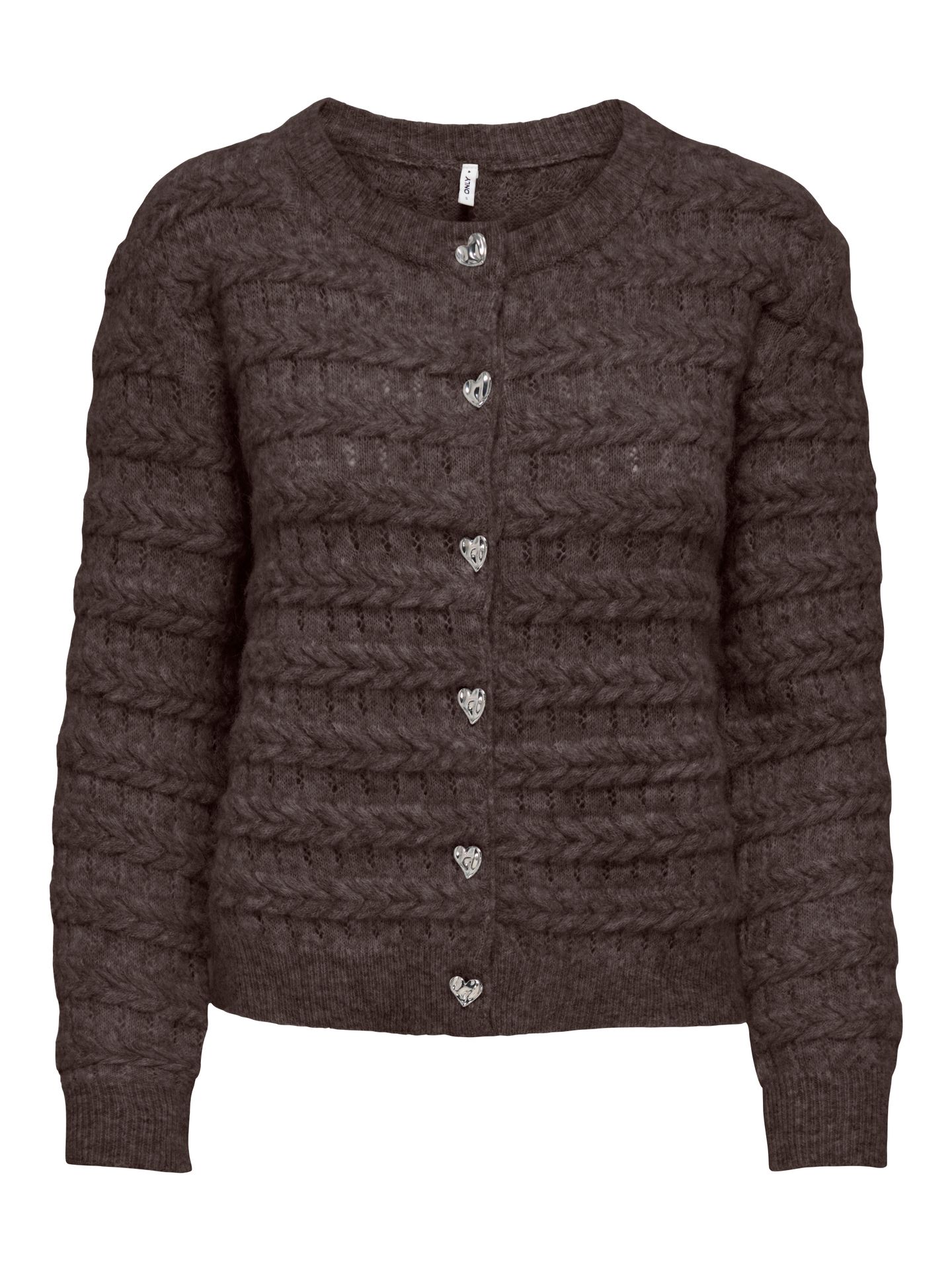 Only ONLCABALA LS CABEL CARDIGAN CC KNT Coffee Bean/Fie dots (Pale lilac) 00120323-EKA26011400003724