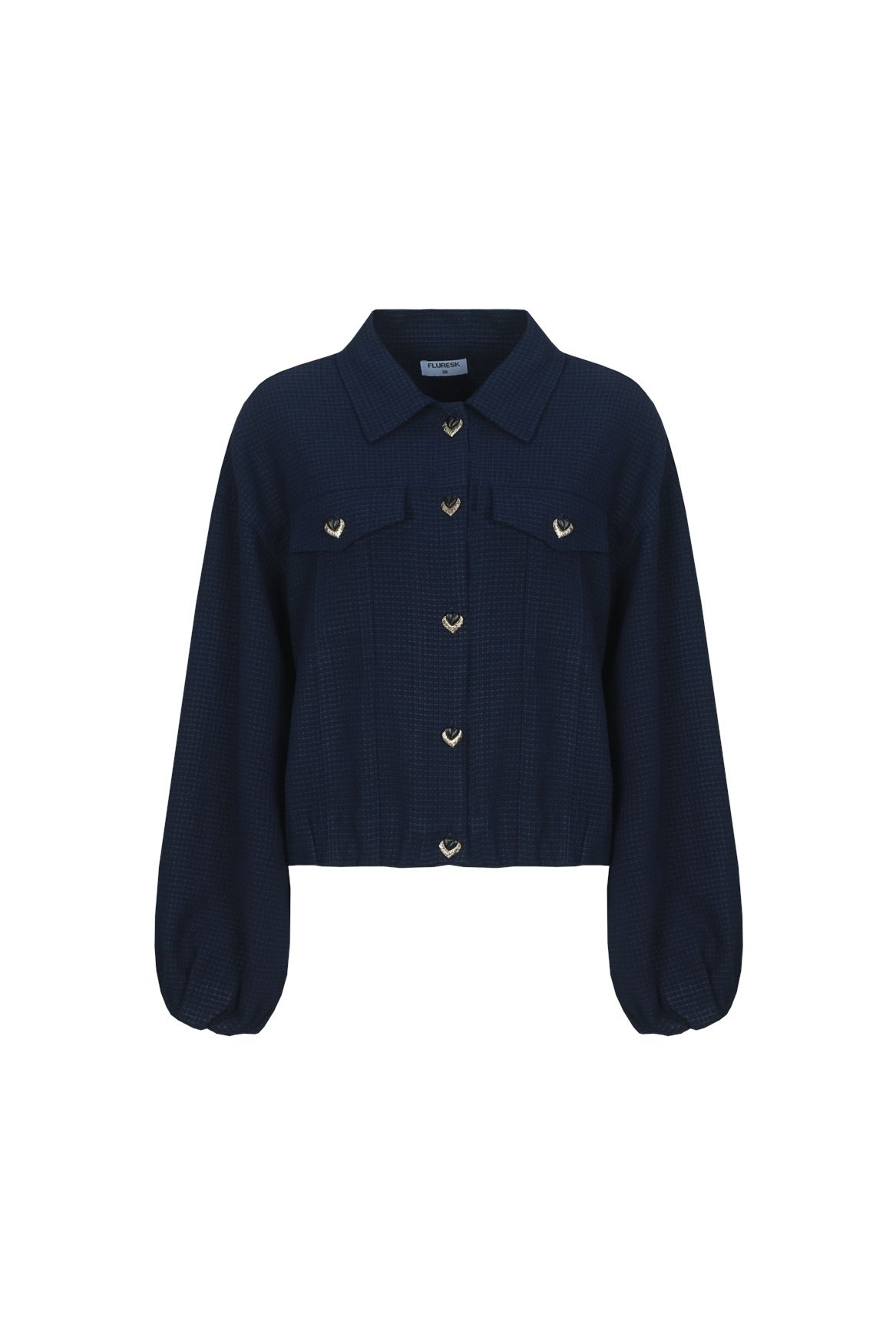 Fluresk Arlene jacket 605 navy blue 00120333-EKA26015100000019