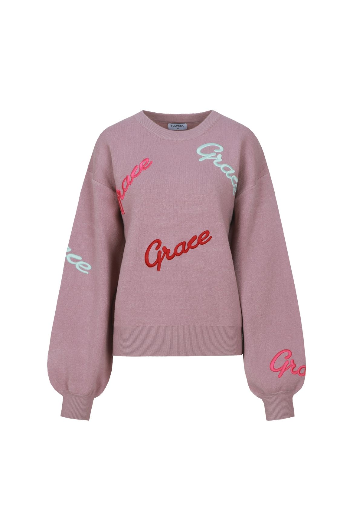 Fluresk Lexa knit sweater 540 rosy brown 00120334-EKA26015100000017